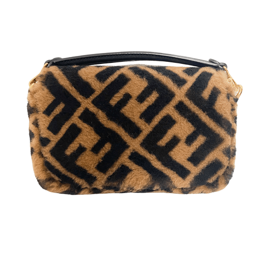 FENDI Baguette Mini Zucca Shearing Chain Shoulder Bag, in , Sold by HIVE PRELOVED - Handle Bags, Shoulder Bags,