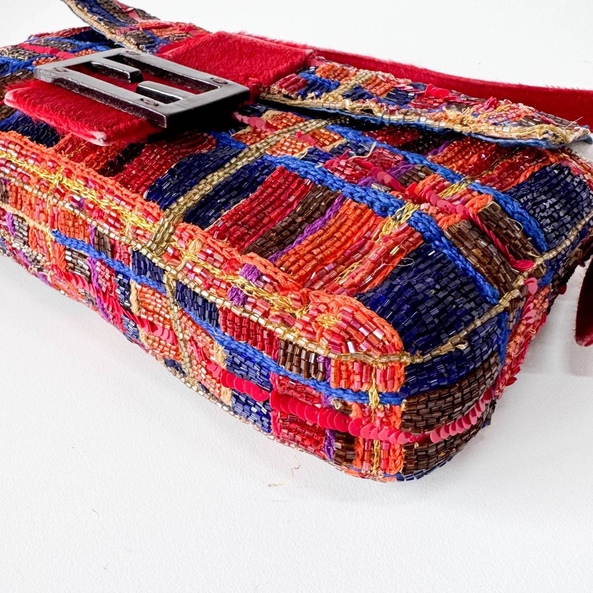 FENDI Baguette Multicolor Beaded Shoulder Bag, in , Sold by HIVE PRELOVED - Shoulder Bags, ,