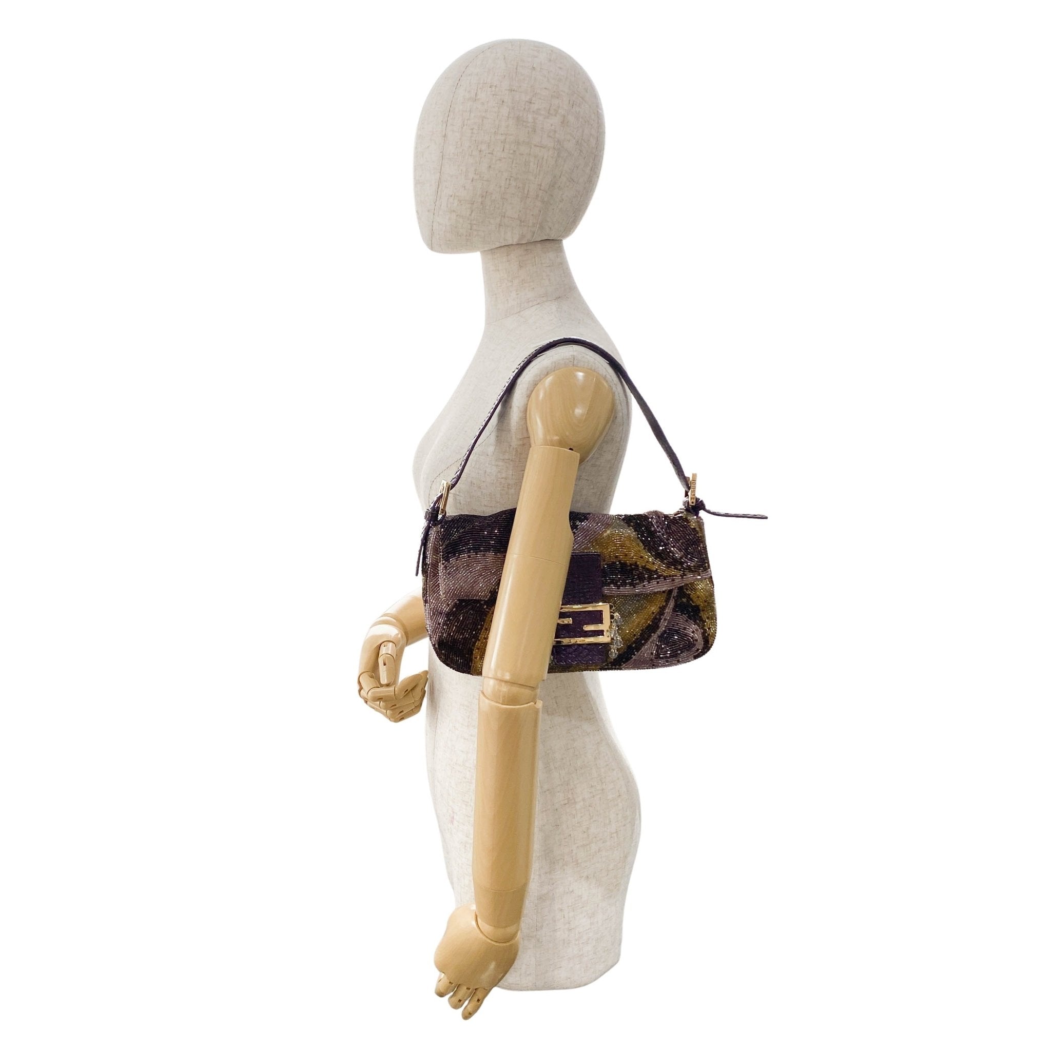 FENDI Baguette Multicolor Psychedelic Beaded Shoulder Bag, in , Sold by HIVE PRELOVED - Shoulder Bags, ,