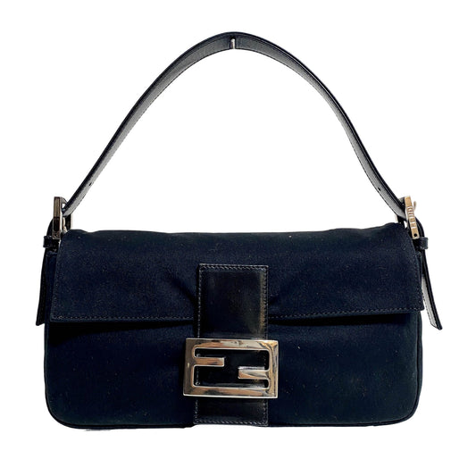 FENDI Baguette Neoprene Black Shoulder Bag, in , Sold by HIVE PRELOVED - Shoulder Bags, ,