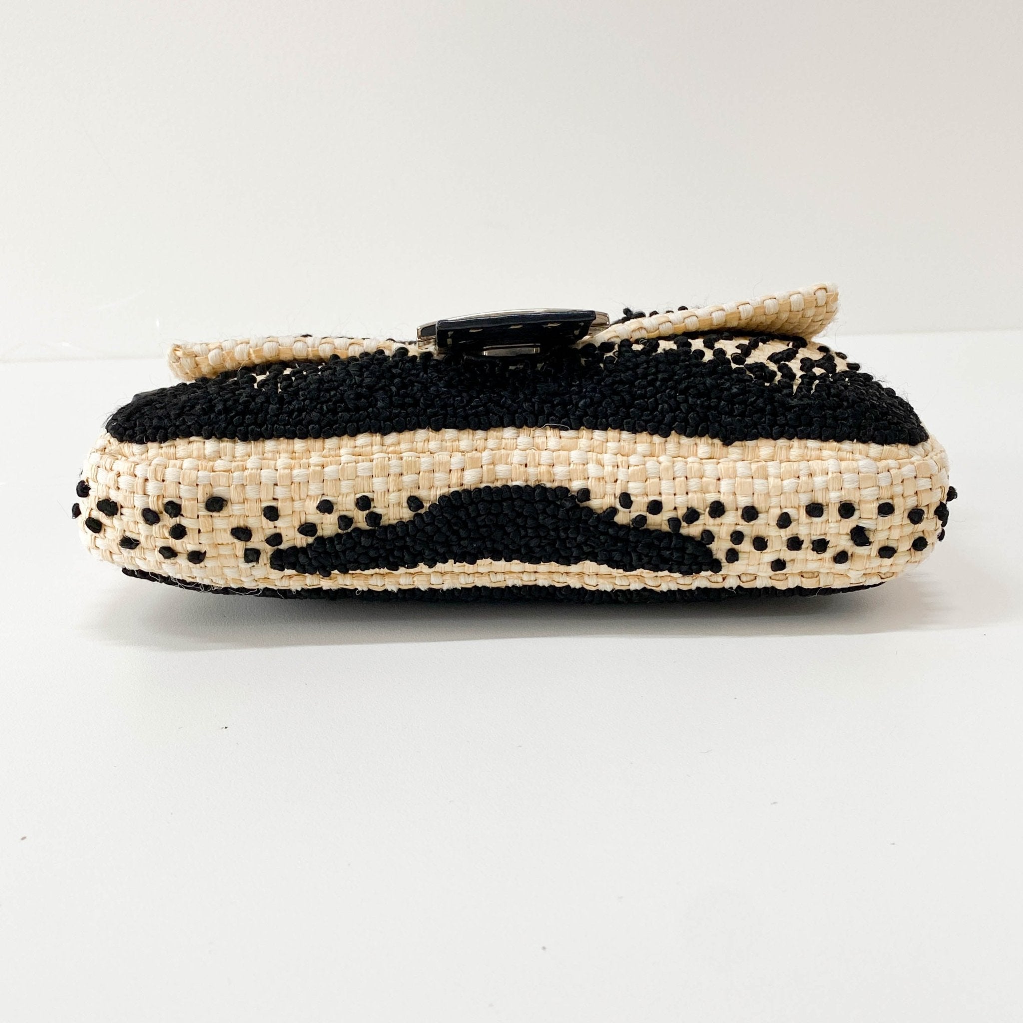 FENDI Baguette Paglia Embroidered Shoulder Bag, in , Sold by HIVE PRELOVED - Shoulder Bags, ,