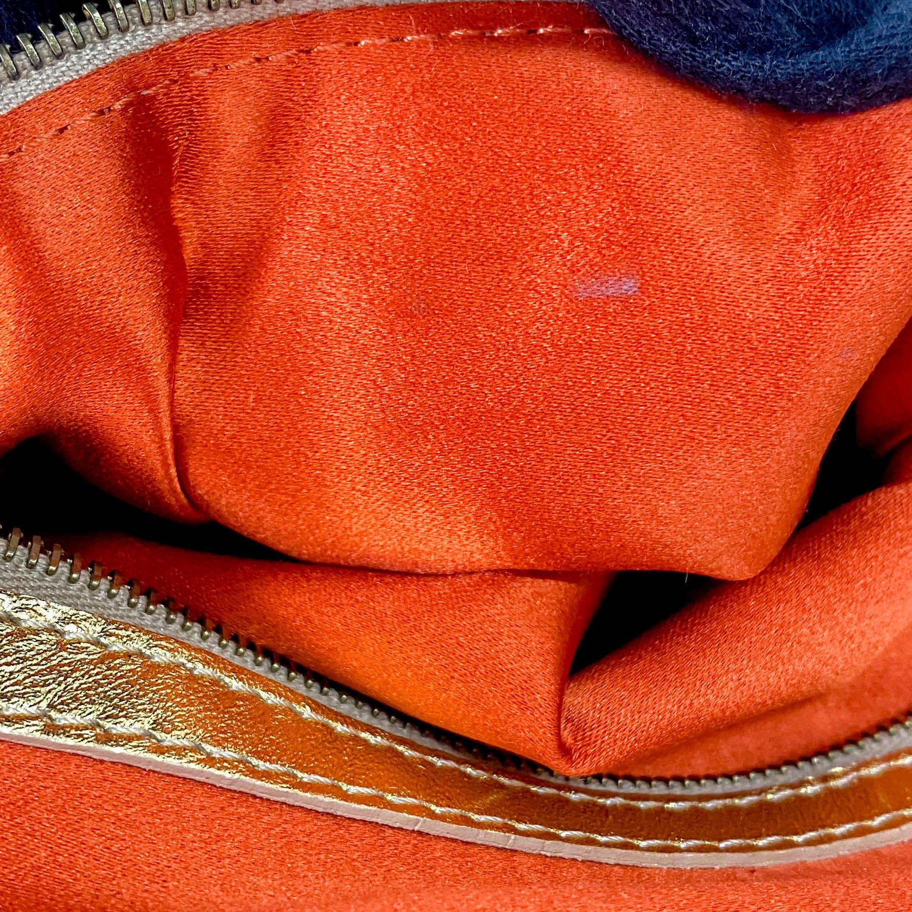 FENDI Baguette Patchwork Gold/ Pink/ Orange/ Red Embroidered Silk Gold Hardware Shoulder Bag, in , Sold by HIVE PRELOVED - Shoulder Bags, ,