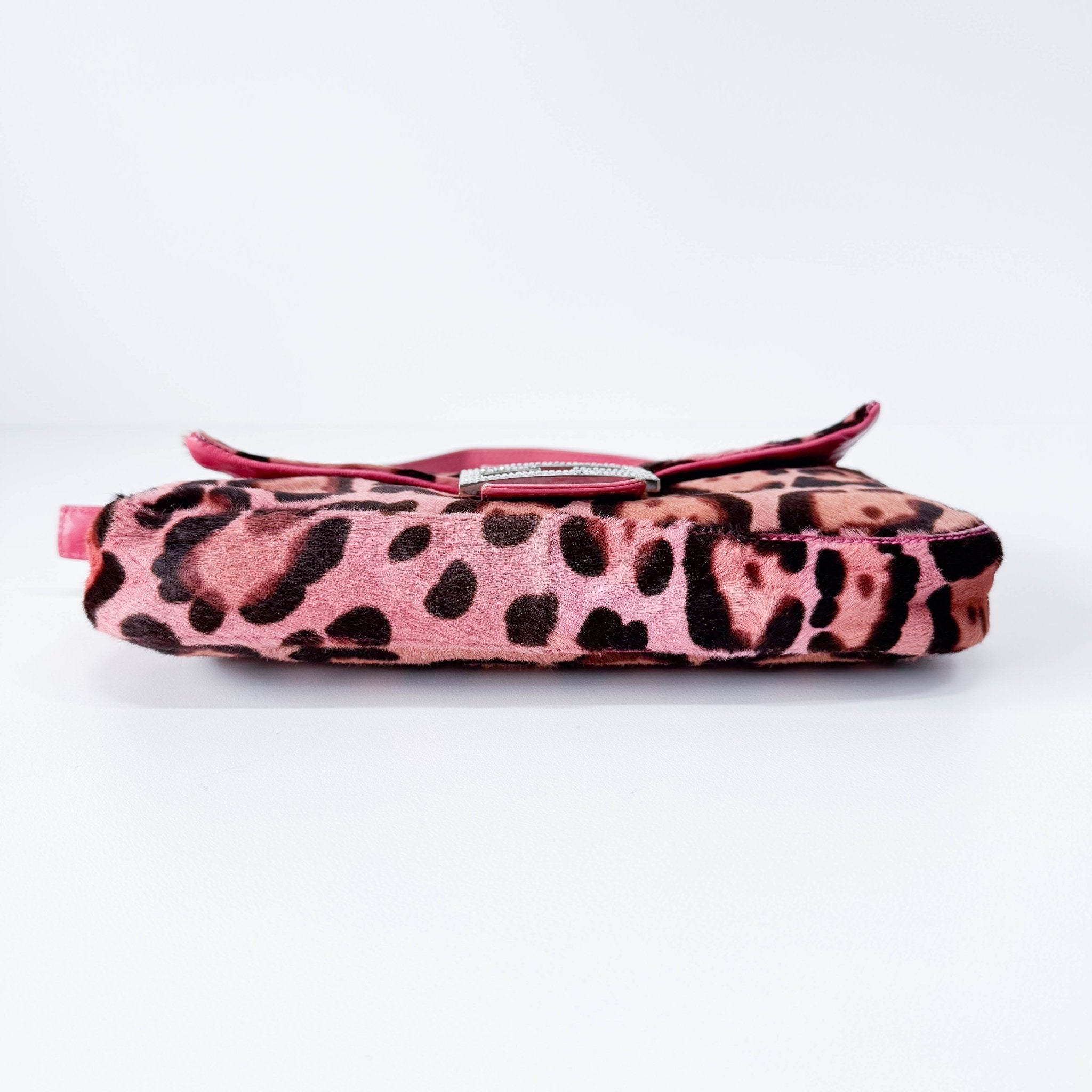 FENDI Baguette Pink Leopard Pony Hair Shoulder Bag, in , Sold by HIVE PRELOVED - Shoulder Bags, ,