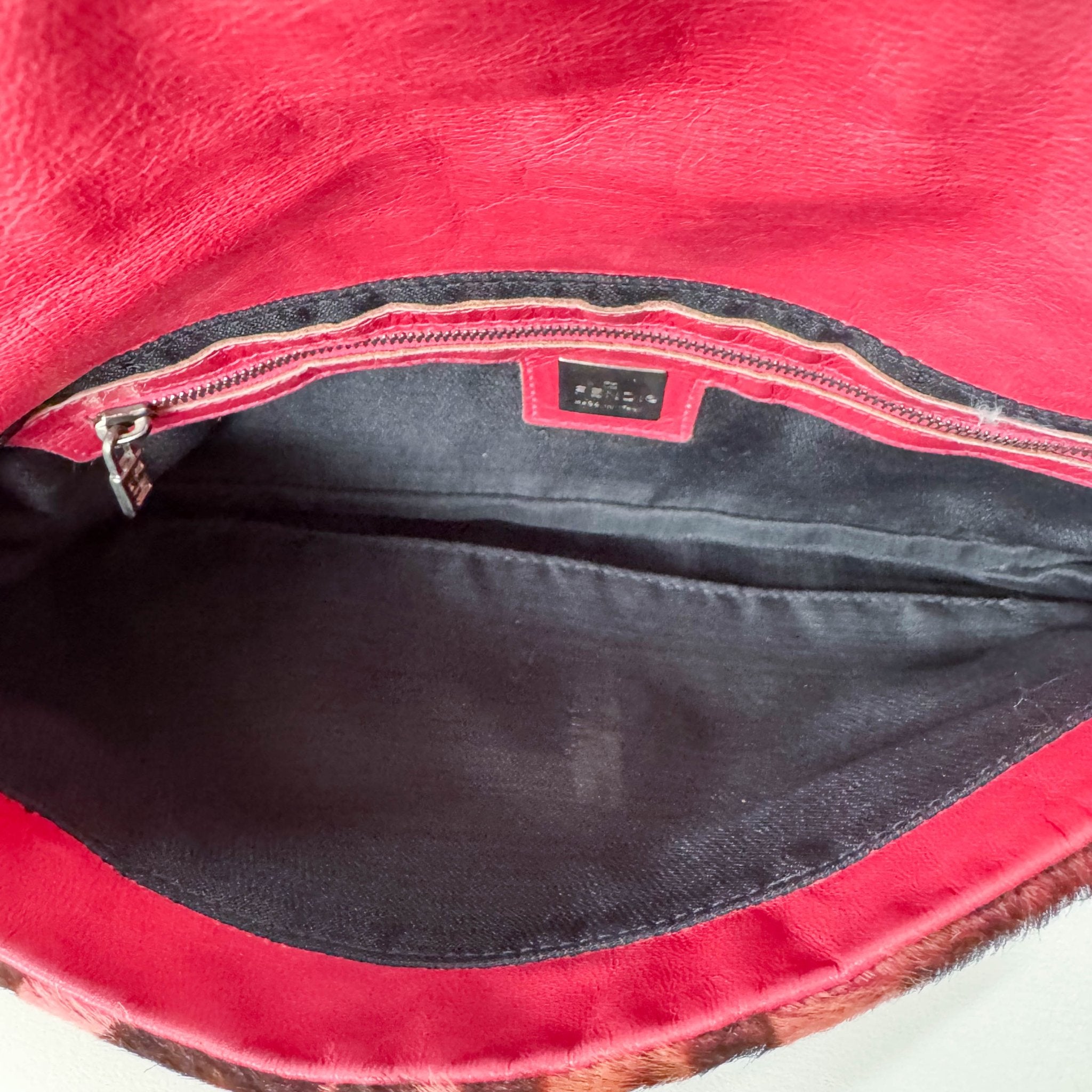 FENDI Baguette Pink Leopard Pony Hair Shoulder Bag, in , Sold by HIVE PRELOVED - Shoulder Bags, ,