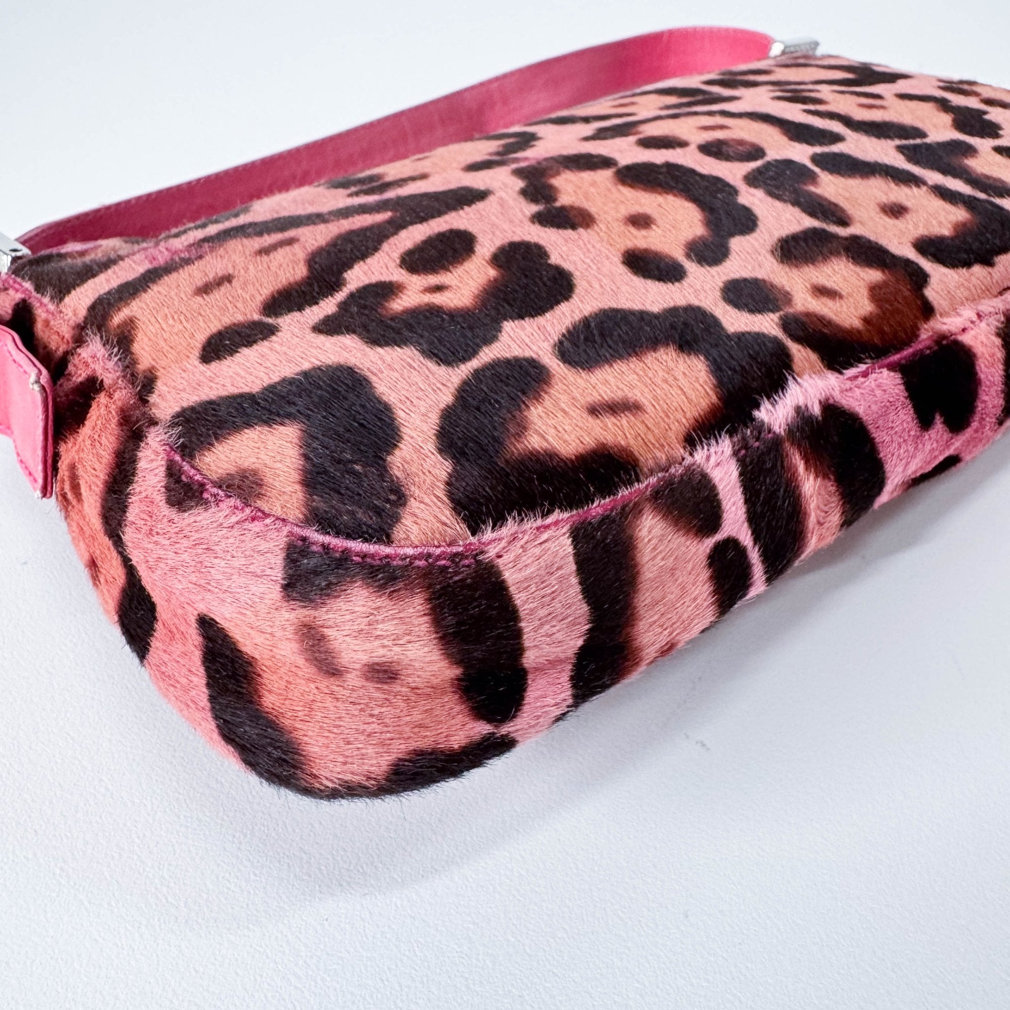 FENDI Baguette Pink Leopard Pony Hair Shoulder Bag, in , Sold by HIVE PRELOVED - Shoulder Bags, ,