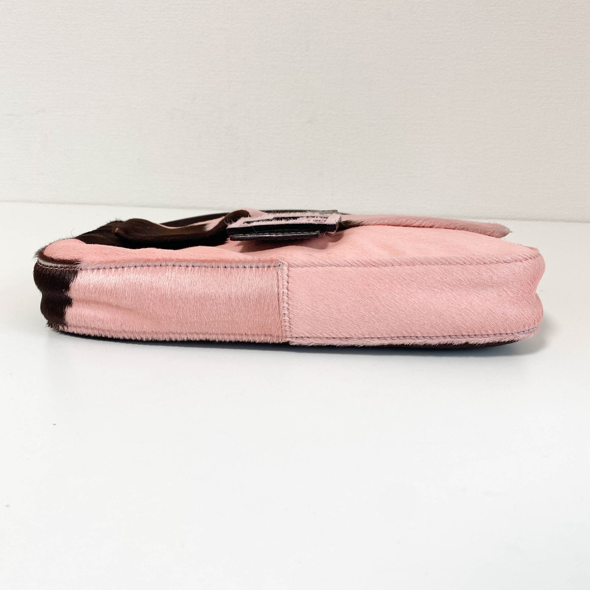 FENDI Baguette Pink Pony Hair Shoulder Bag, in , Sold by HIVE PRELOVED - Shoulder Bags, ,