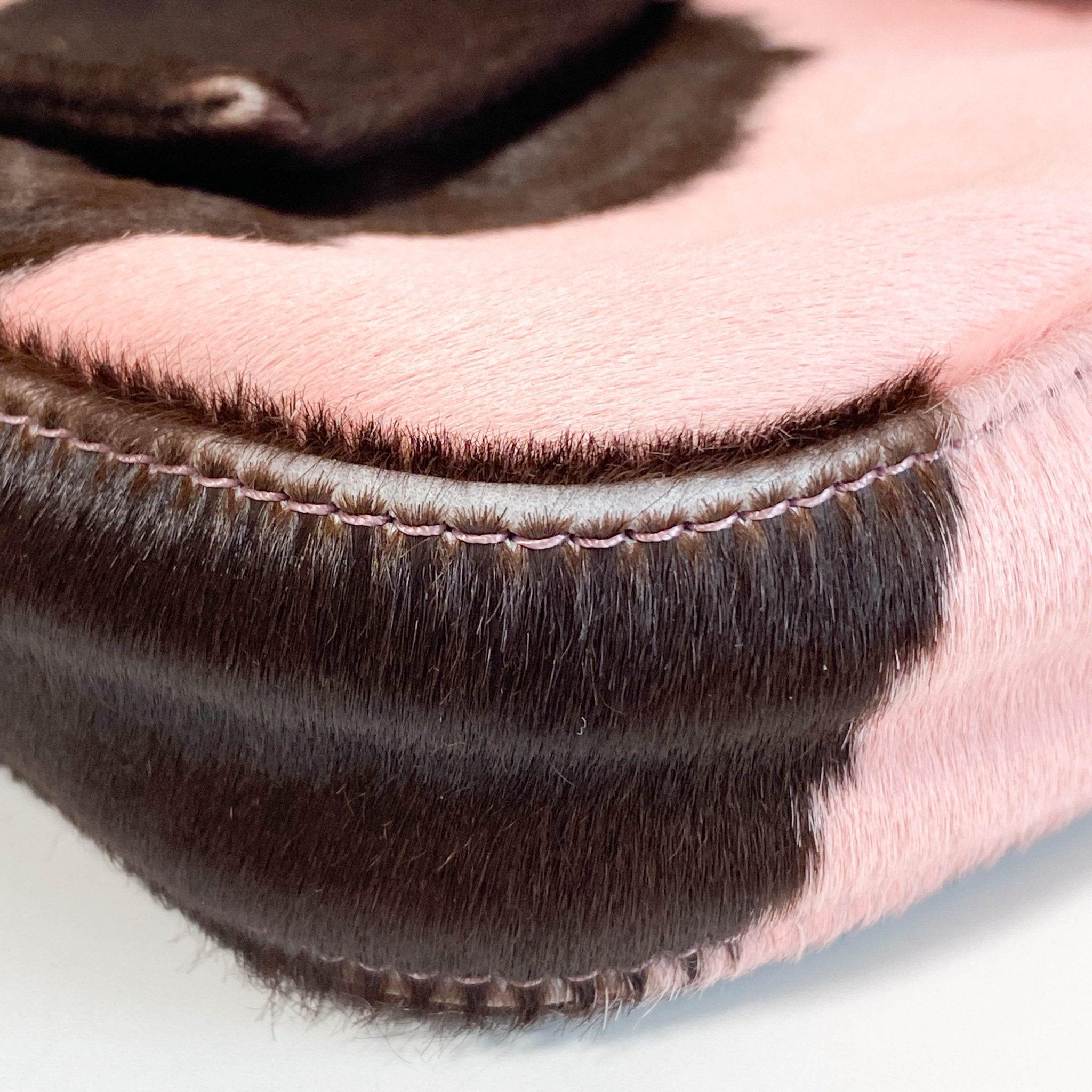 FENDI Baguette Pink Pony Hair Shoulder Bag, in , Sold by HIVE PRELOVED - Shoulder Bags, ,