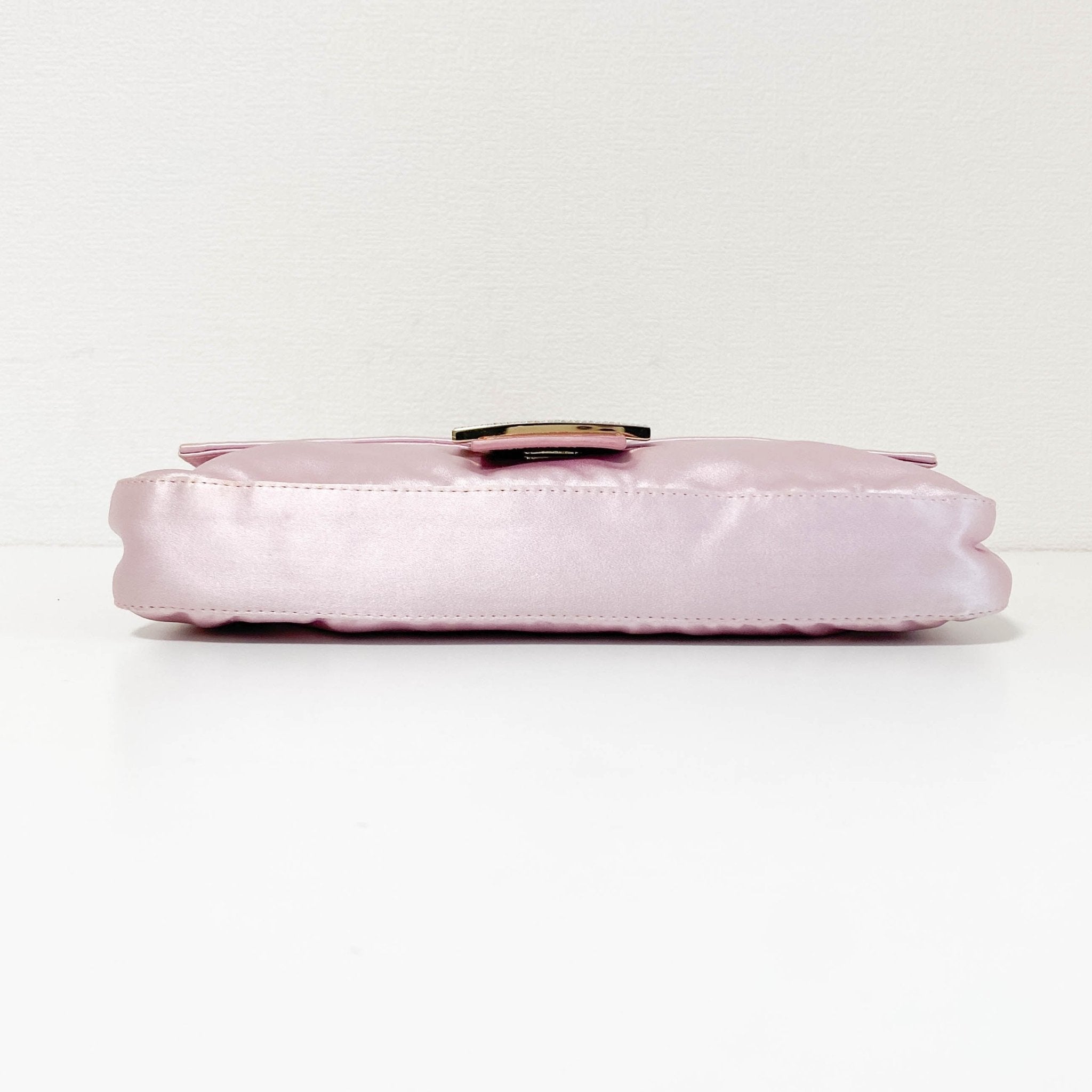 FENDI Baguette Pink Satin Rhinestone Shoulder Bag, in , Sold by HIVE PRELOVED - Shoulder Bags, ,
