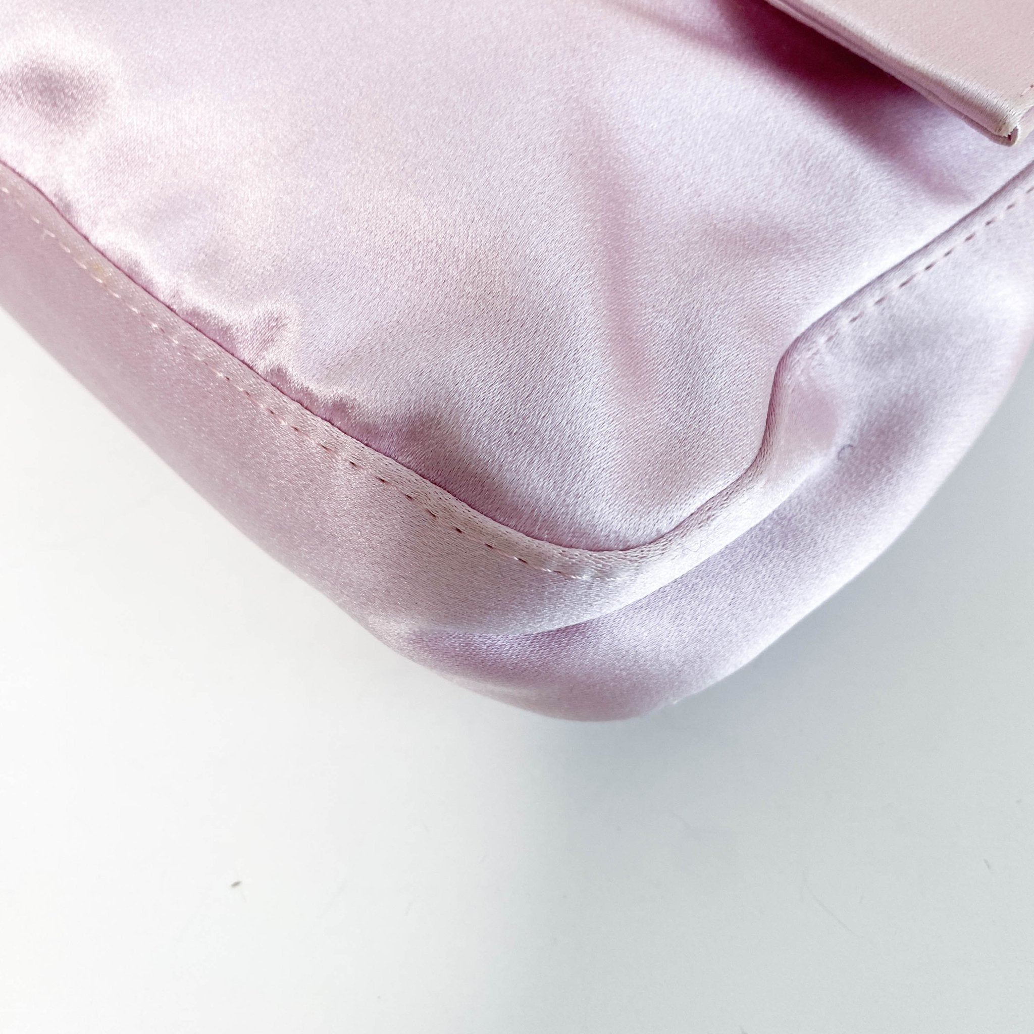 FENDI Baguette Pink Satin Rhinestone Shoulder Bag, in , Sold by HIVE PRELOVED - Shoulder Bags, ,