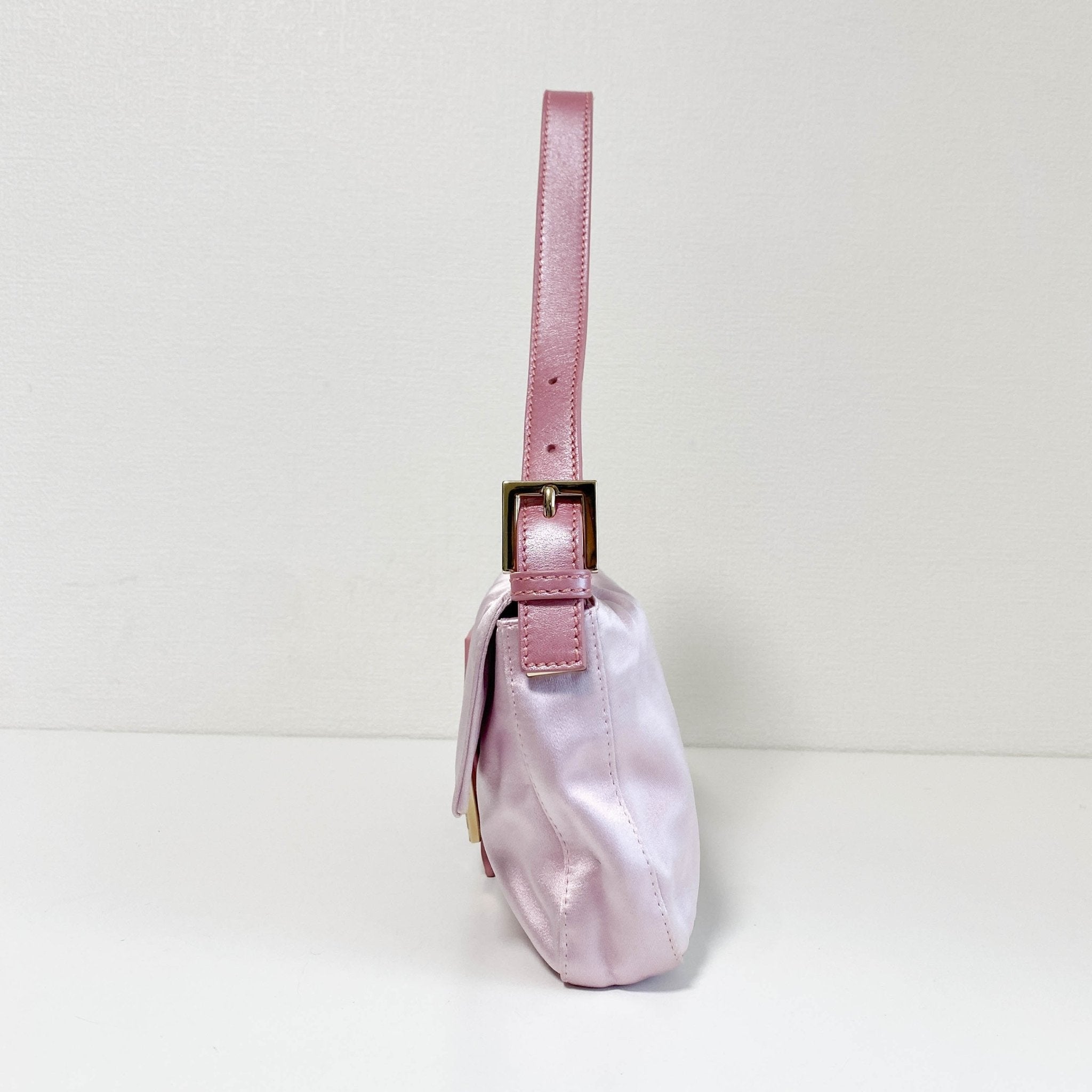 FENDI Baguette Pink Satin Rhinestone Shoulder Bag, in , Sold by HIVE PRELOVED - Shoulder Bags, ,