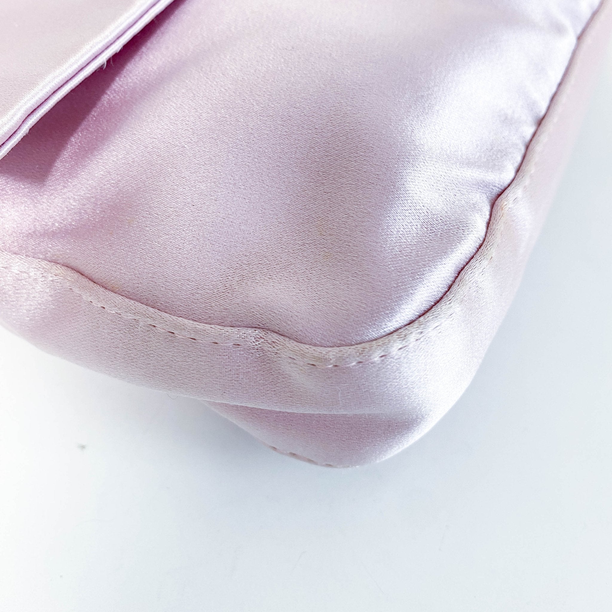 FENDI Baguette Pink Satin Rhinestone Shoulder Bag, in , Sold by HIVE PRELOVED - Shoulder Bags, ,