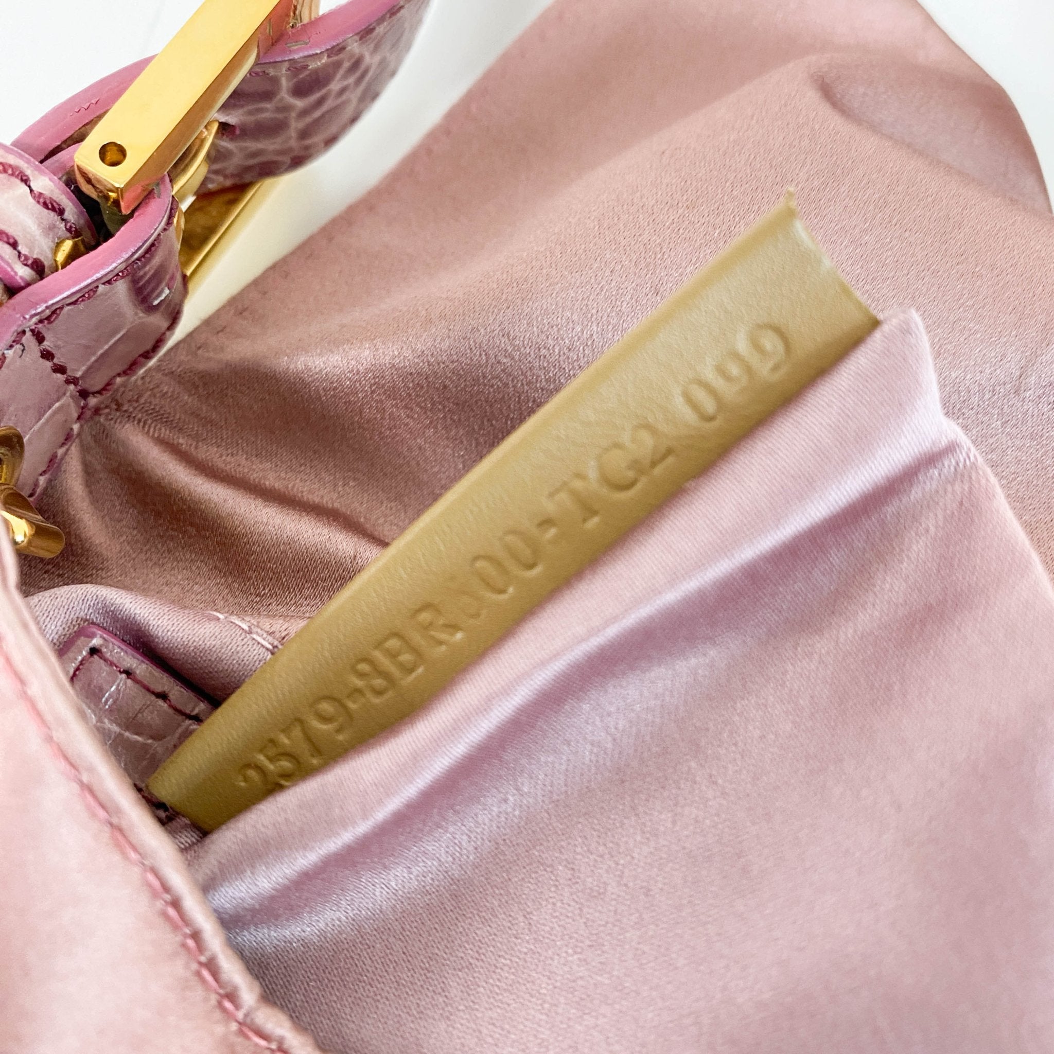 FENDI Baguette Pink Satin Shoulder Bag, in , Sold by HIVE PRELOVED - Shoulder Bags, ,