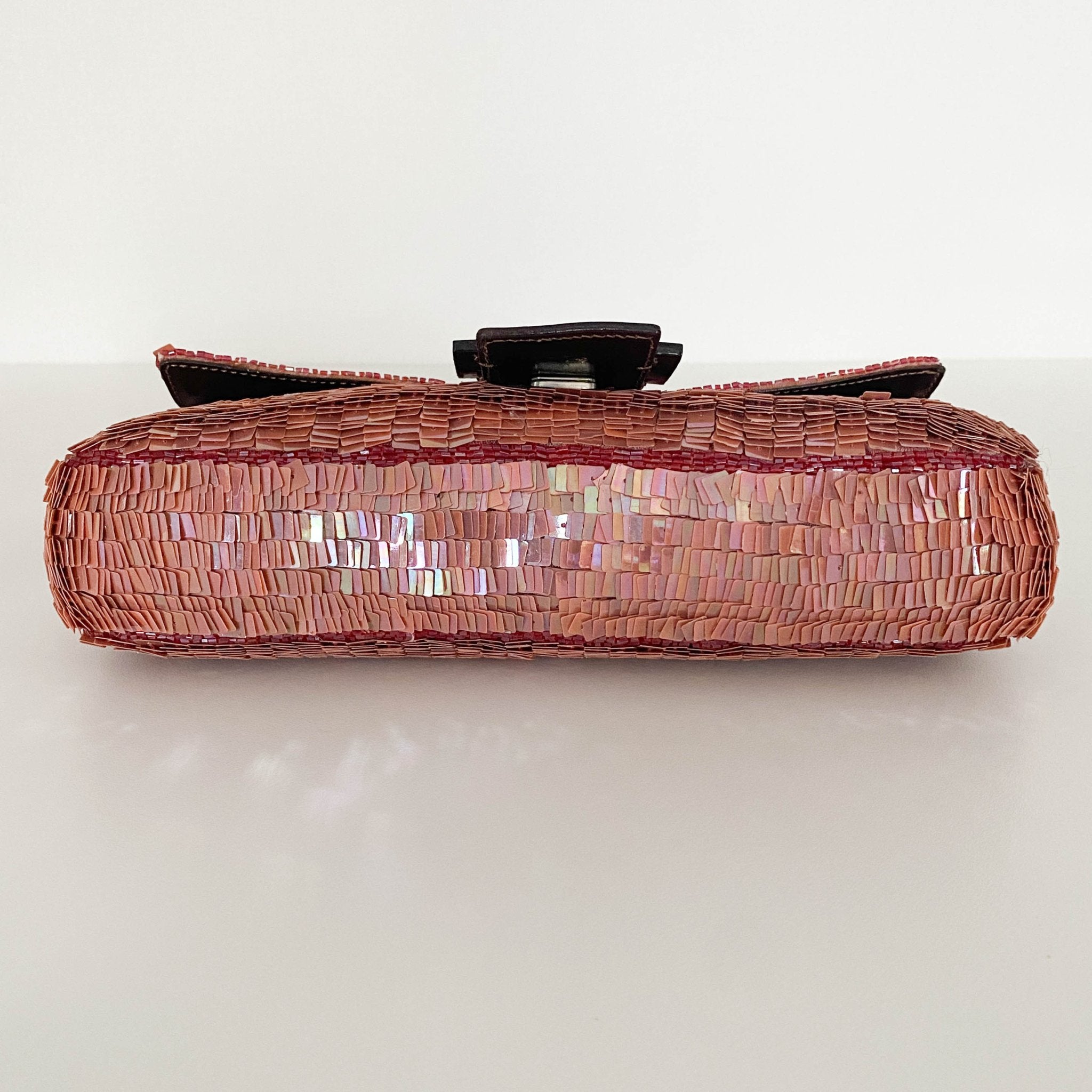 FENDI Baguette Pink Sequin / Beads Shoulder Bag, in , Sold by HIVE PRELOVED - Shoulder Bags, ,