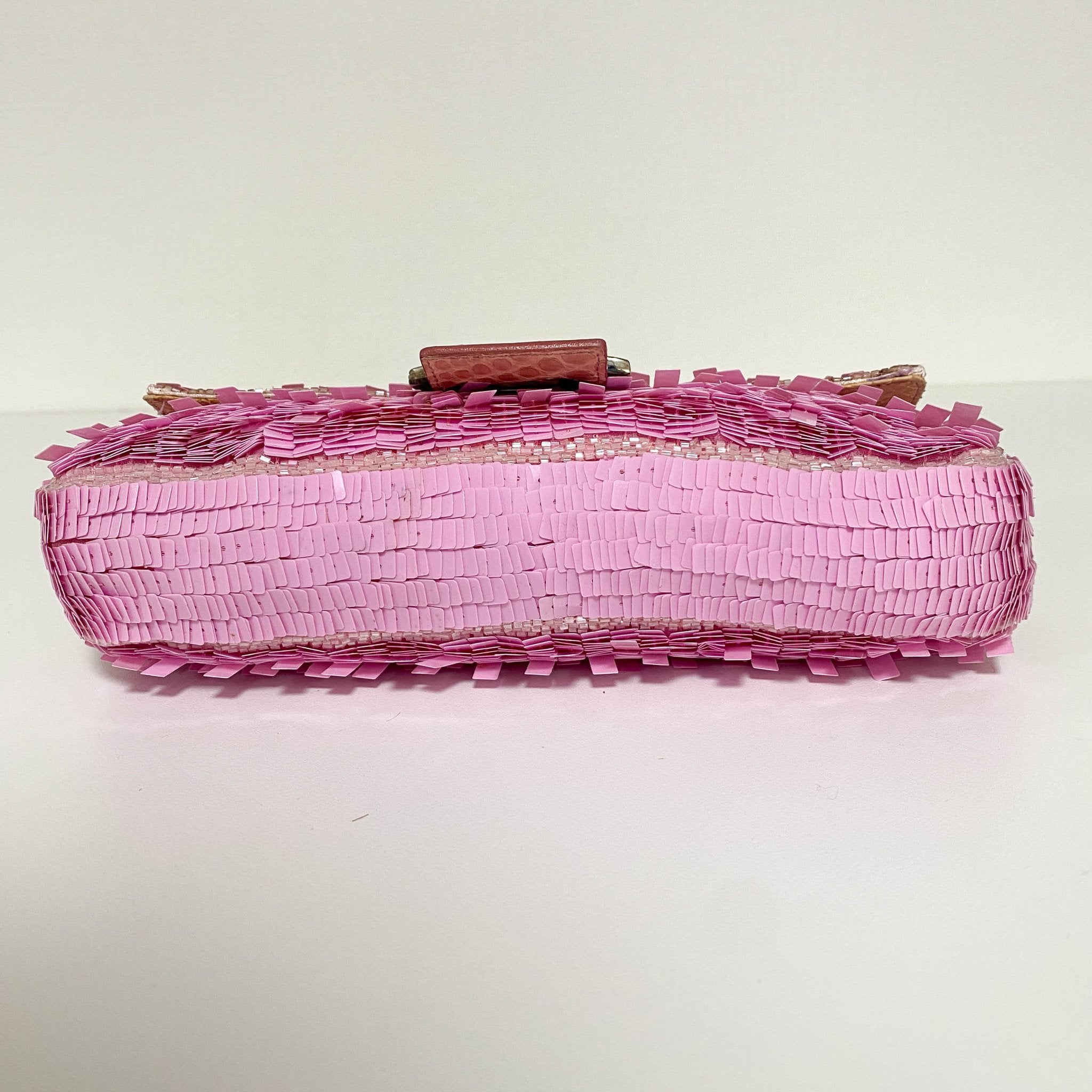 FENDI Baguette Pink Sequin / Python Belt Shoulder Bag, in , Sold by HIVE PRELOVED - Shoulder Bags, ,