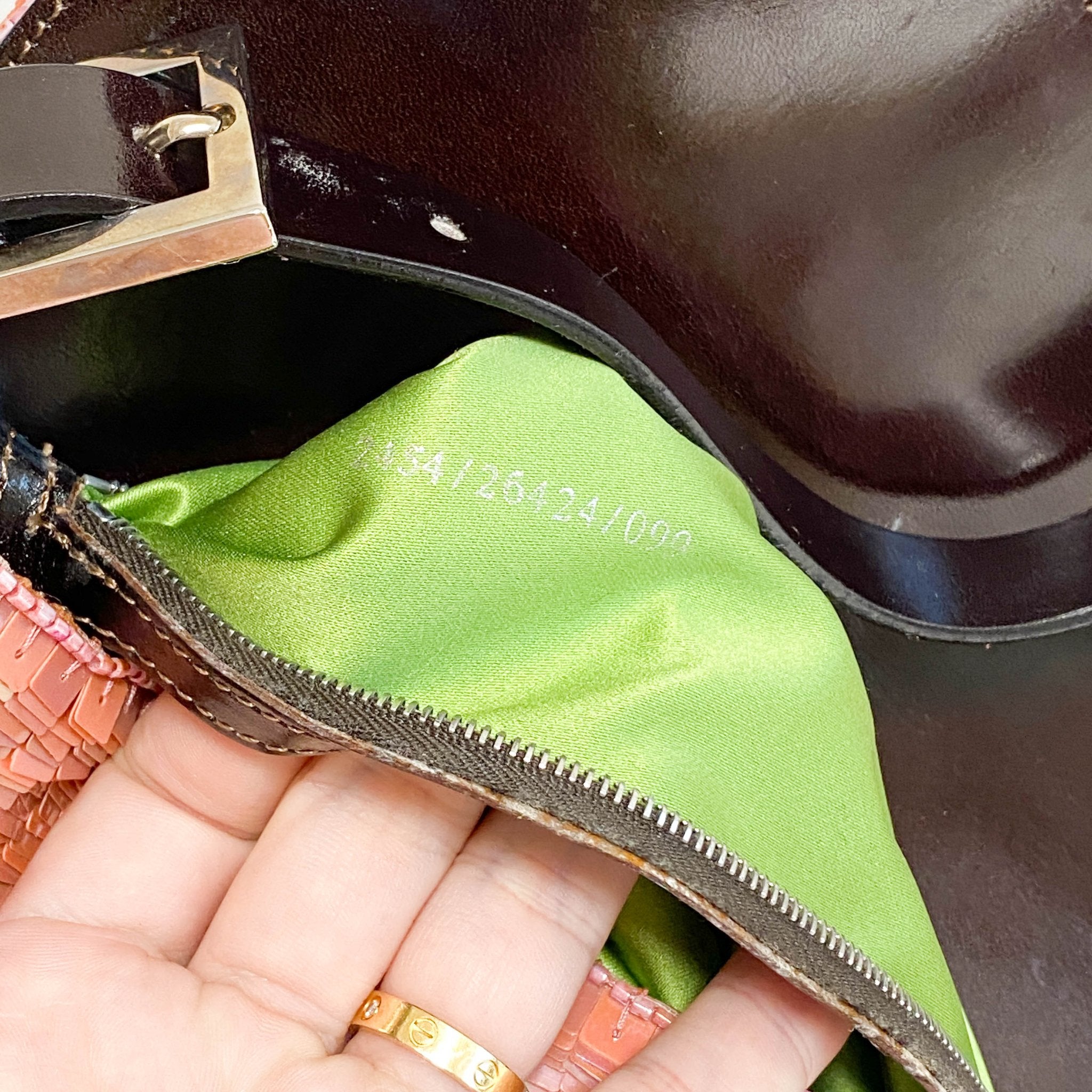 FENDI Baguette Pink Sequin Shoulder Bag, in , Sold by HIVE PRELOVED - Shoulder Bags, ,