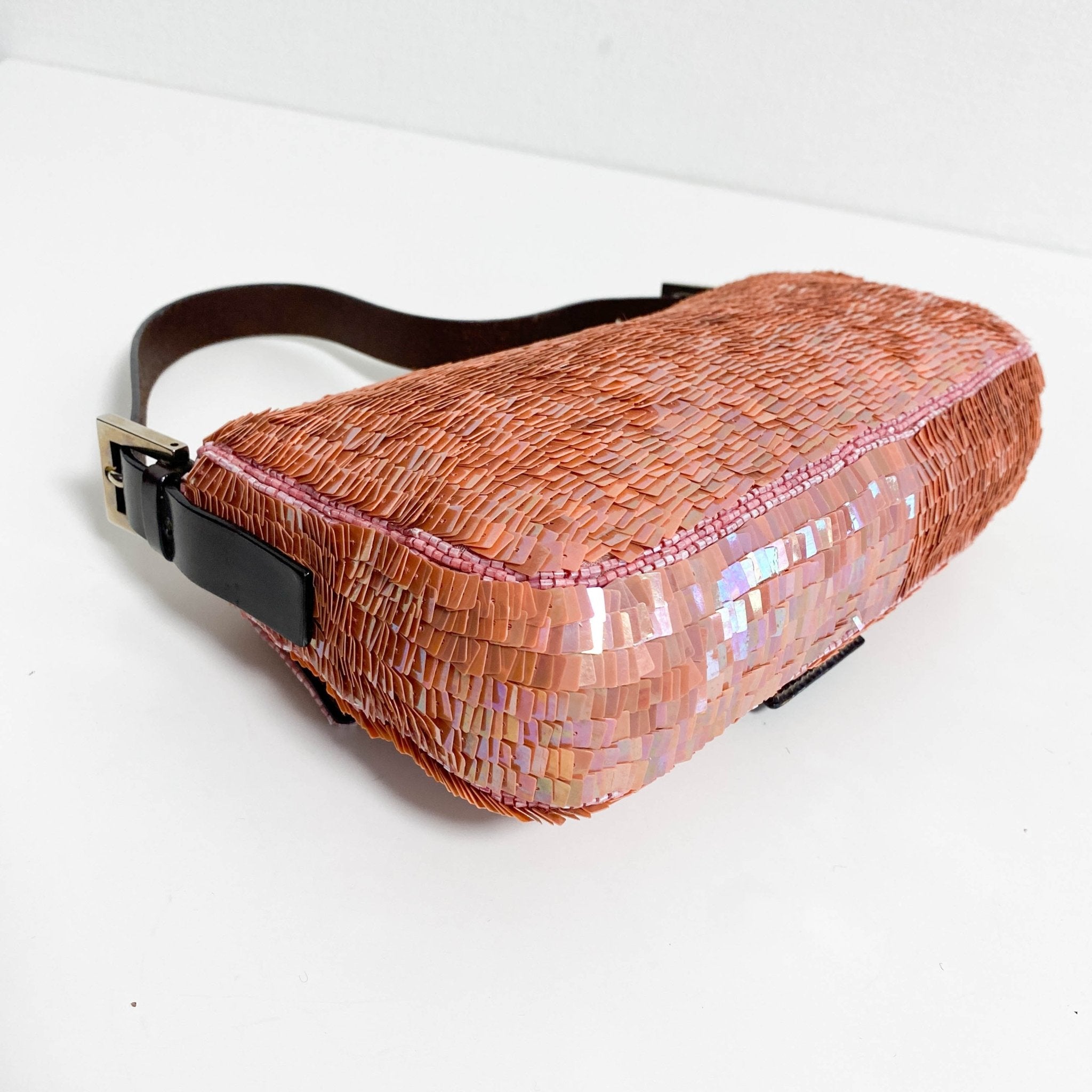 FENDI Baguette Pink Sequin Shoulder Bag, in , Sold by HIVE PRELOVED - Shoulder Bags, ,