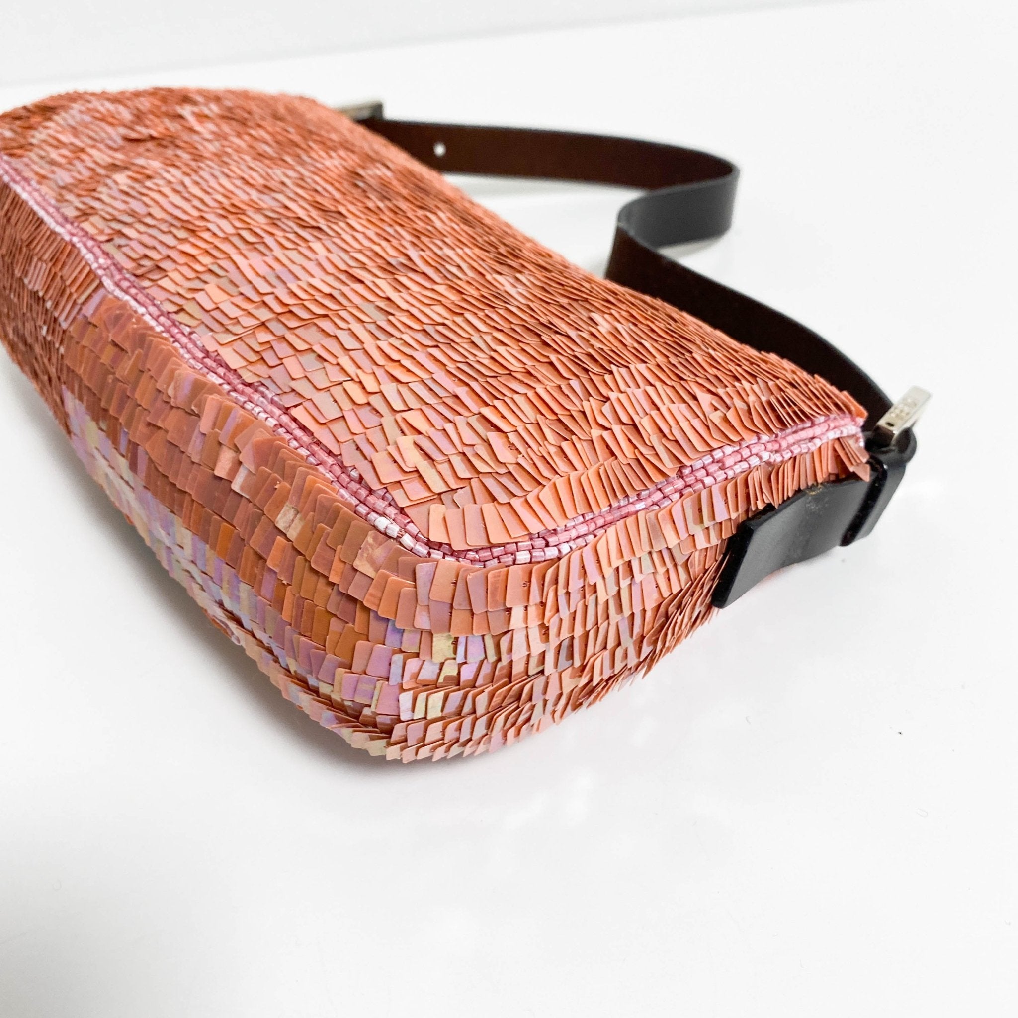 FENDI Baguette Pink Sequin Shoulder Bag, in , Sold by HIVE PRELOVED - Shoulder Bags, ,