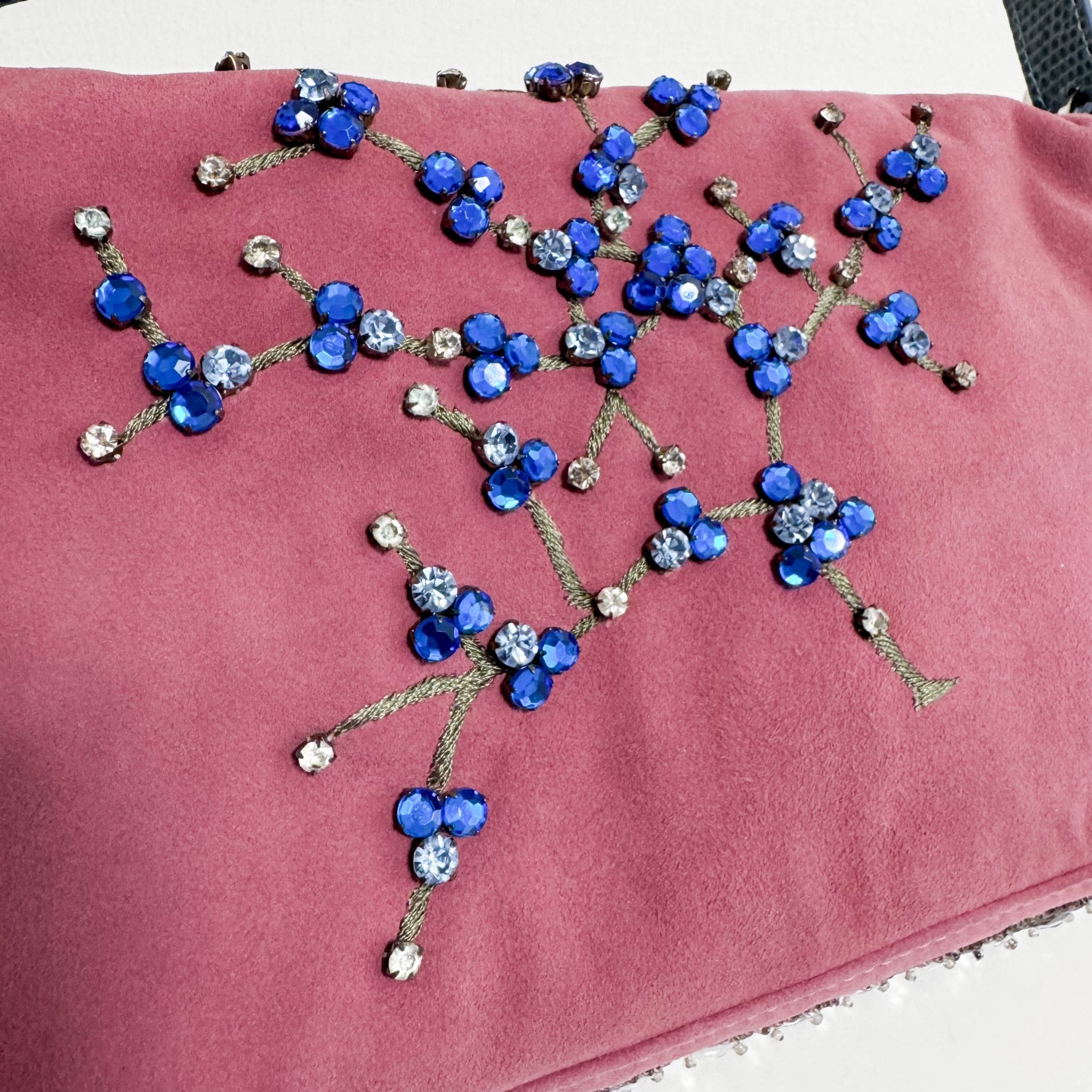 FENDI Baguette Pink Suede Bijou Shoulder Bag, in , Sold by HIVE PRELOVED - Shoulder Bags, ,