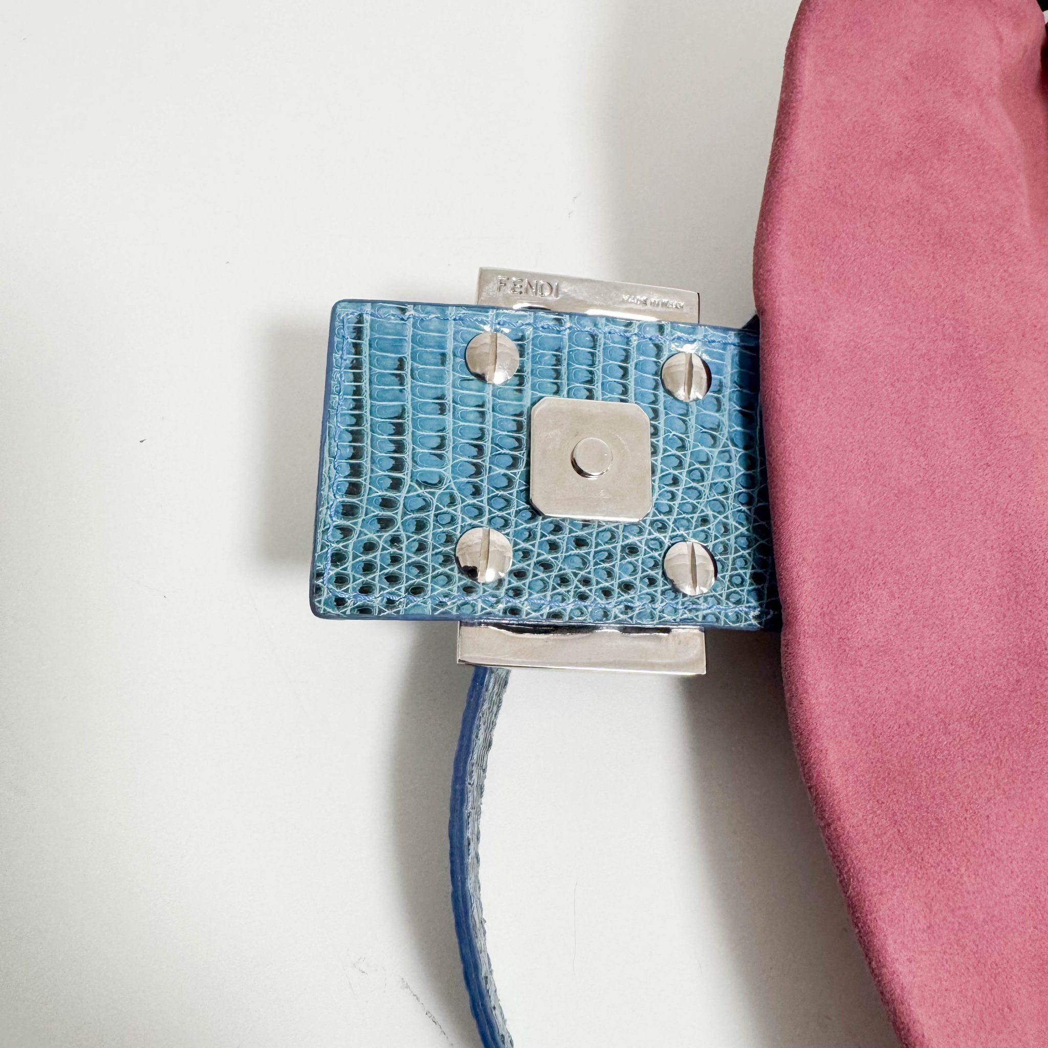 FENDI Baguette Pink Suede Bijou Shoulder Bag, in , Sold by HIVE PRELOVED - Shoulder Bags, ,