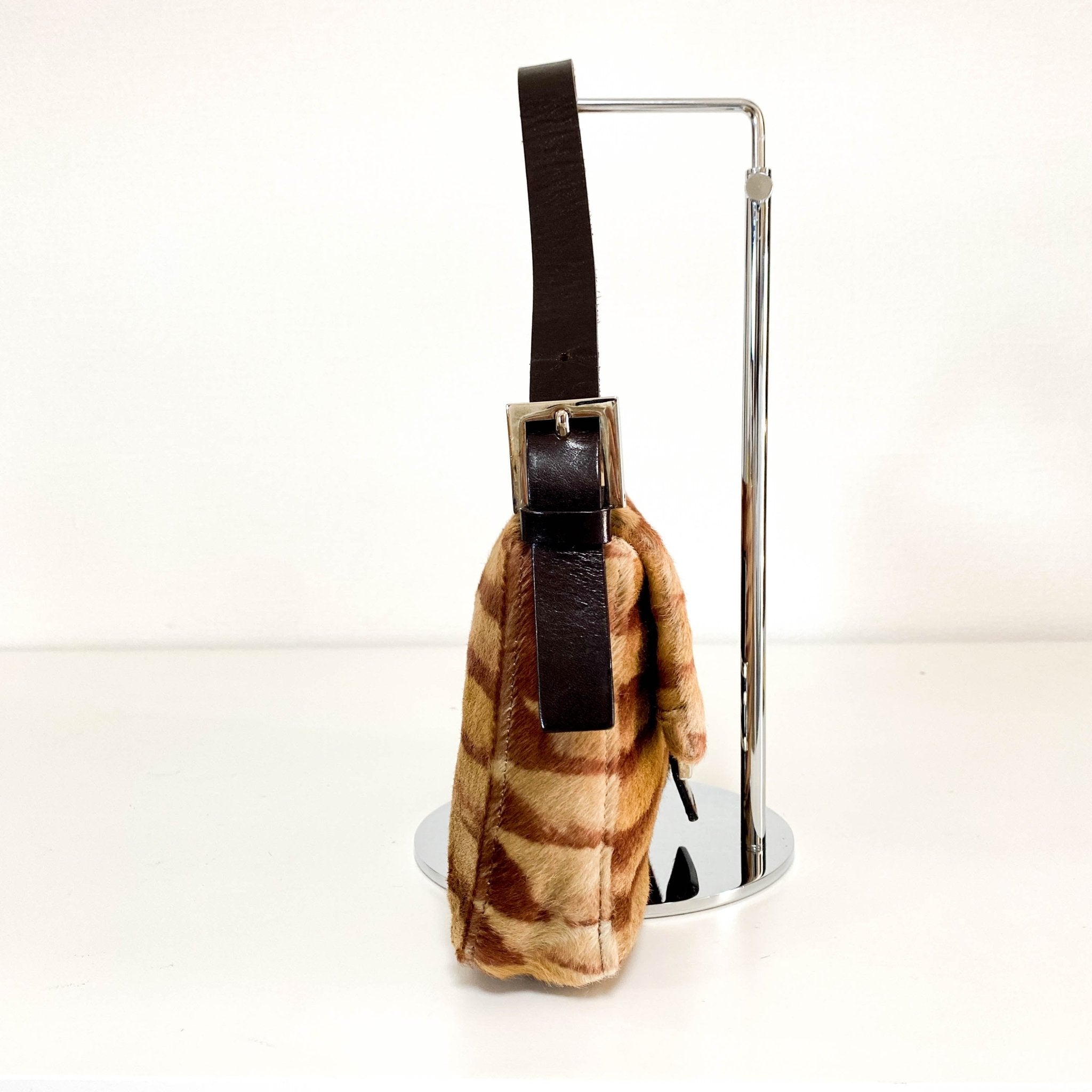 FENDI Baguette Pony Hair Brown Shoulder Bag, in , Sold by HIVE PRELOVED - Shoulder Bags, ,