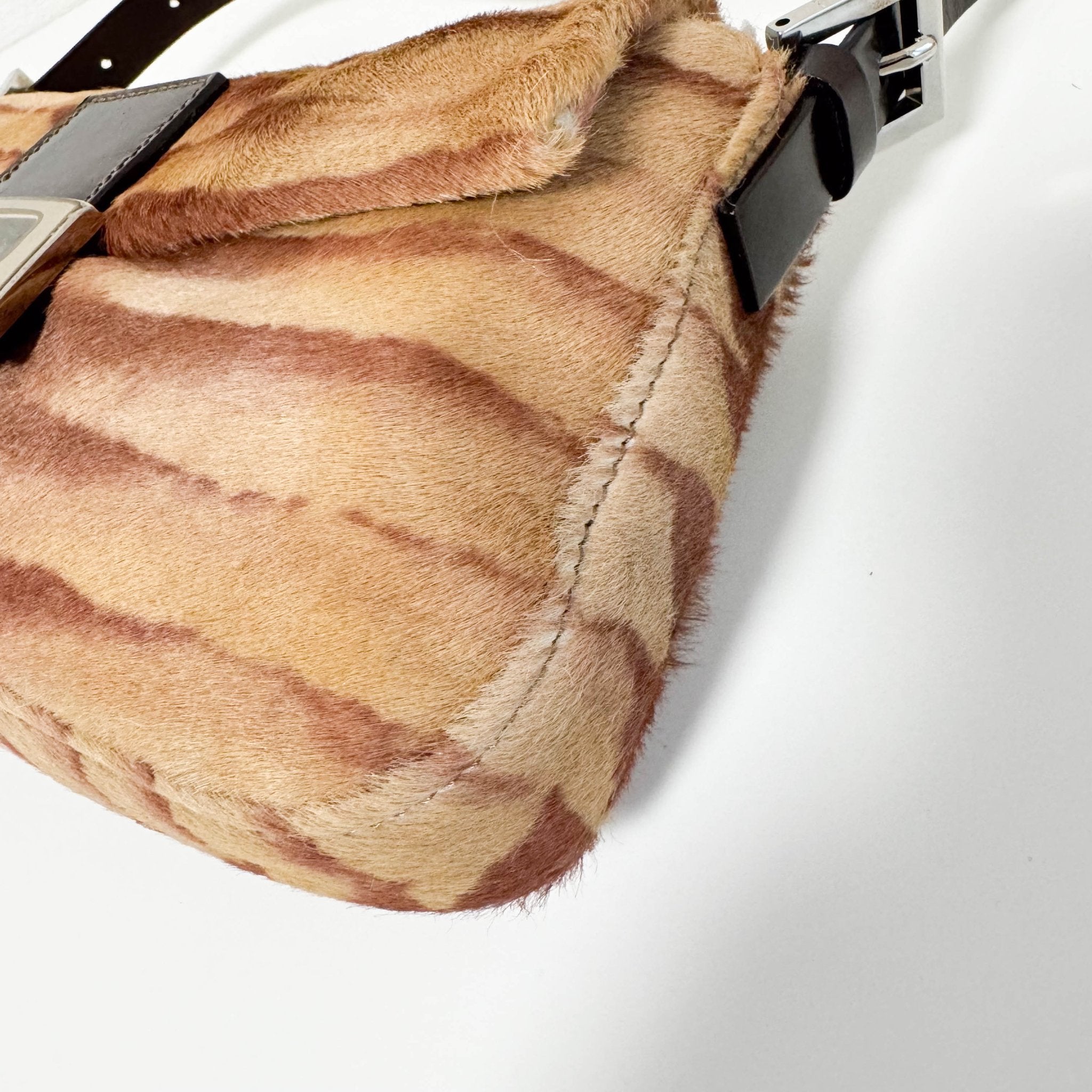 FENDI Baguette Pony Hair Brown Shoulder Bag, in , Sold by HIVE PRELOVED - Shoulder Bags, ,