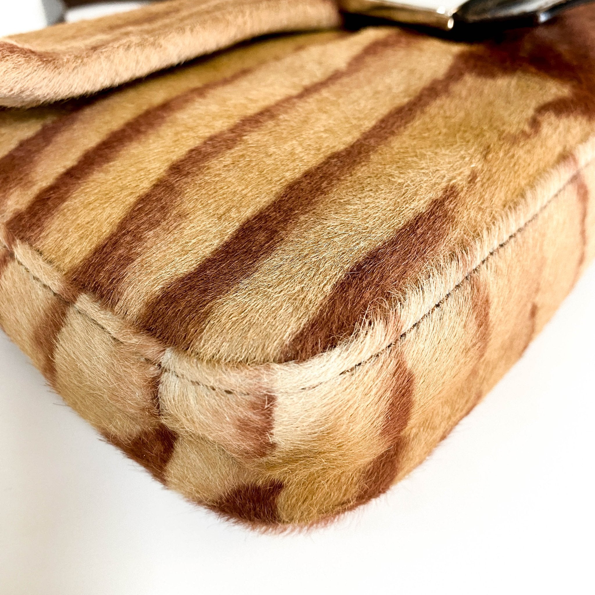 FENDI Baguette Pony Hair Brown Shoulder Bag, in , Sold by HIVE PRELOVED - Shoulder Bags, ,