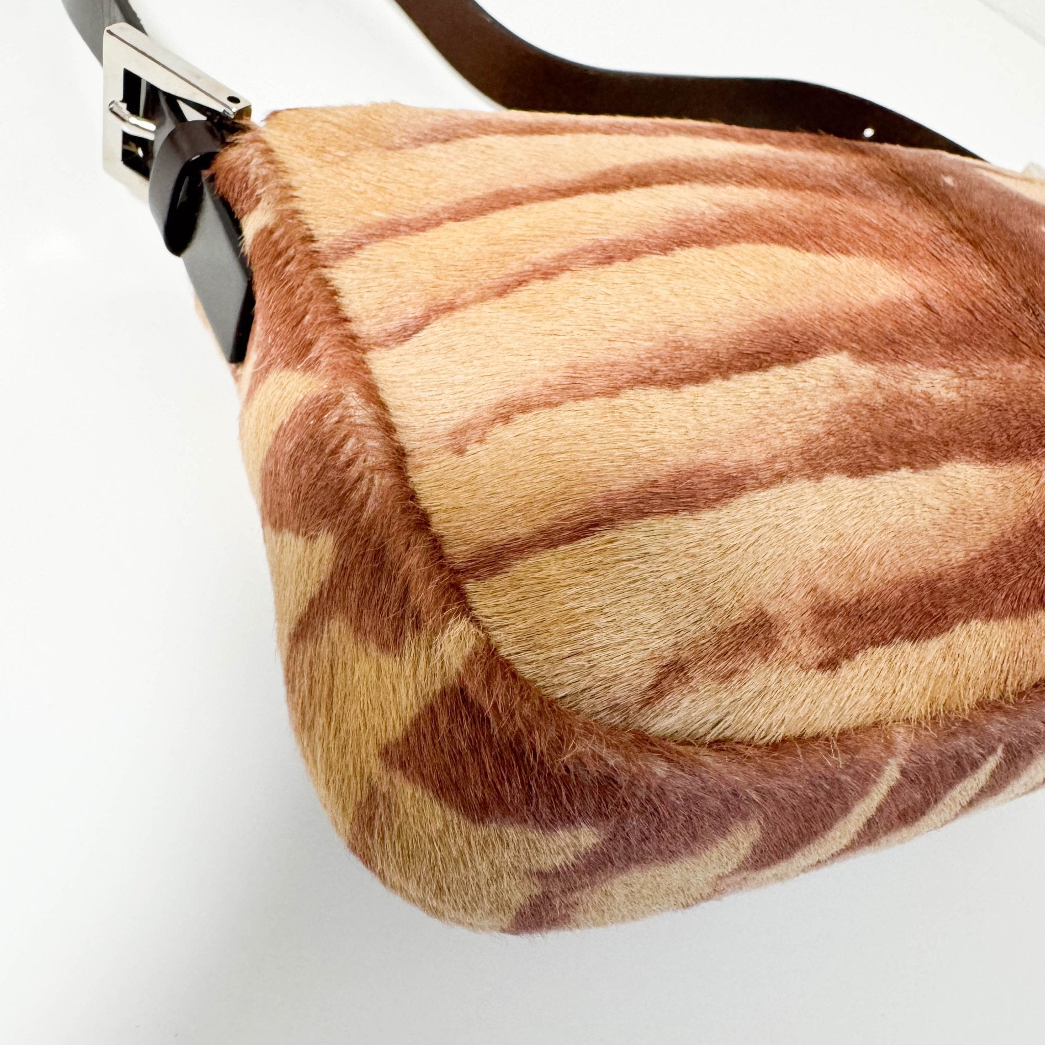 FENDI Baguette Pony Hair Brown Shoulder Bag, in , Sold by HIVE PRELOVED - Shoulder Bags, ,