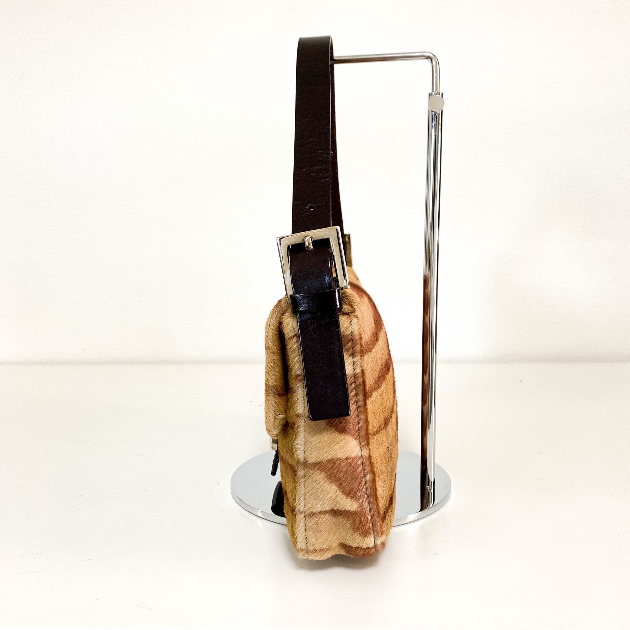 FENDI Baguette Pony Hair Brown Shoulder Bag, in , Sold by HIVE PRELOVED - Shoulder Bags, ,