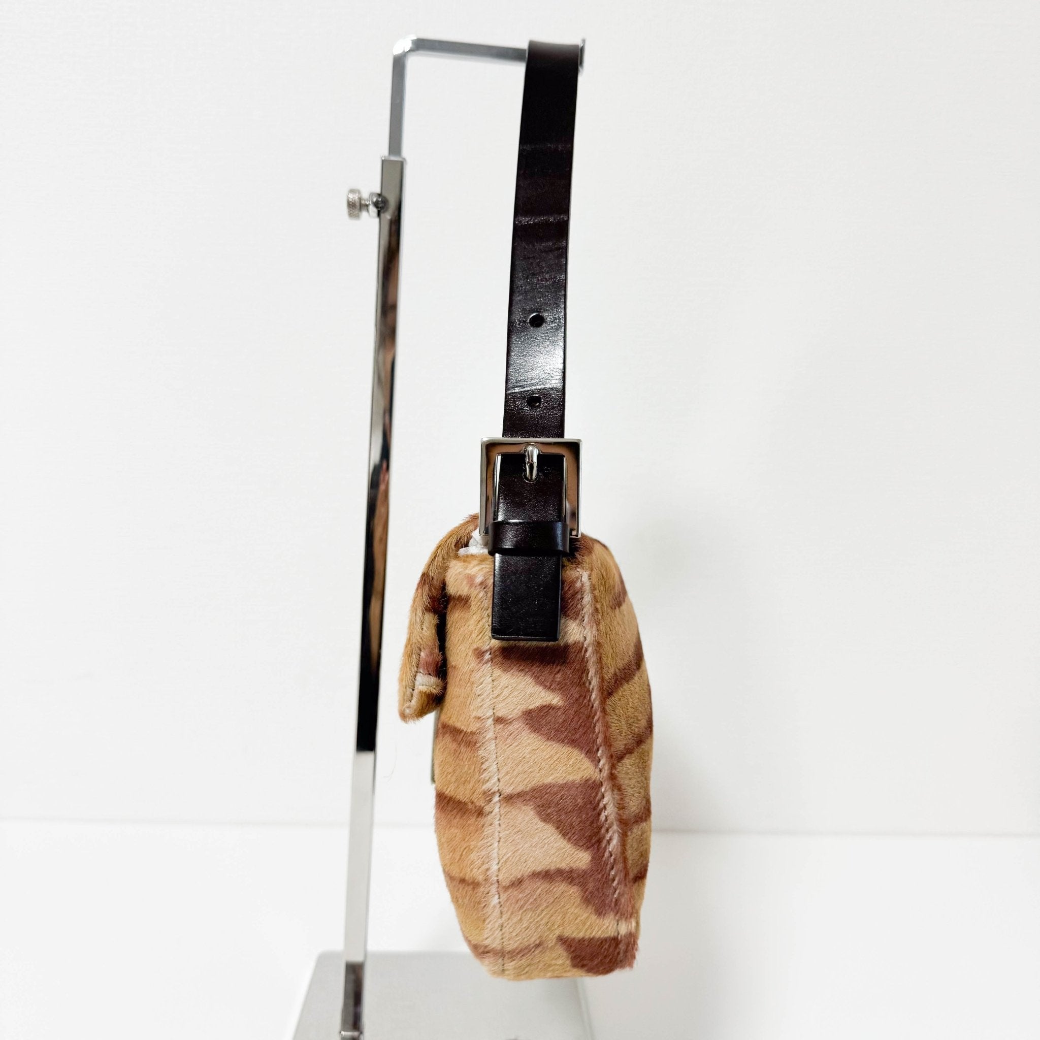 FENDI Baguette Pony Hair Brown Shoulder Bag, in , Sold by HIVE PRELOVED - Shoulder Bags, ,