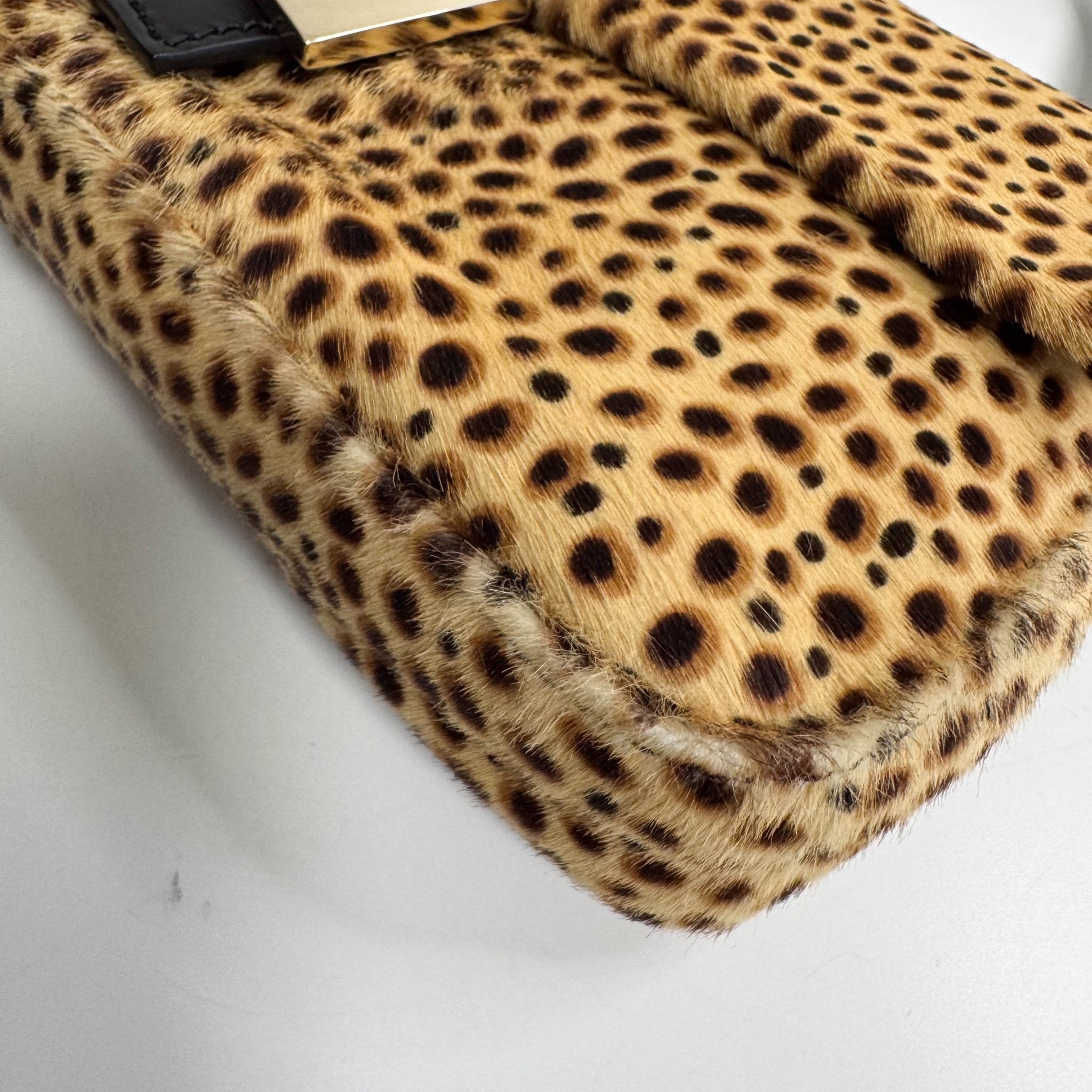 FENDI Baguette Pony Hair Cheetah Shoulder Bag, in , Sold by HIVE PRELOVED - Shoulder Bags, ,