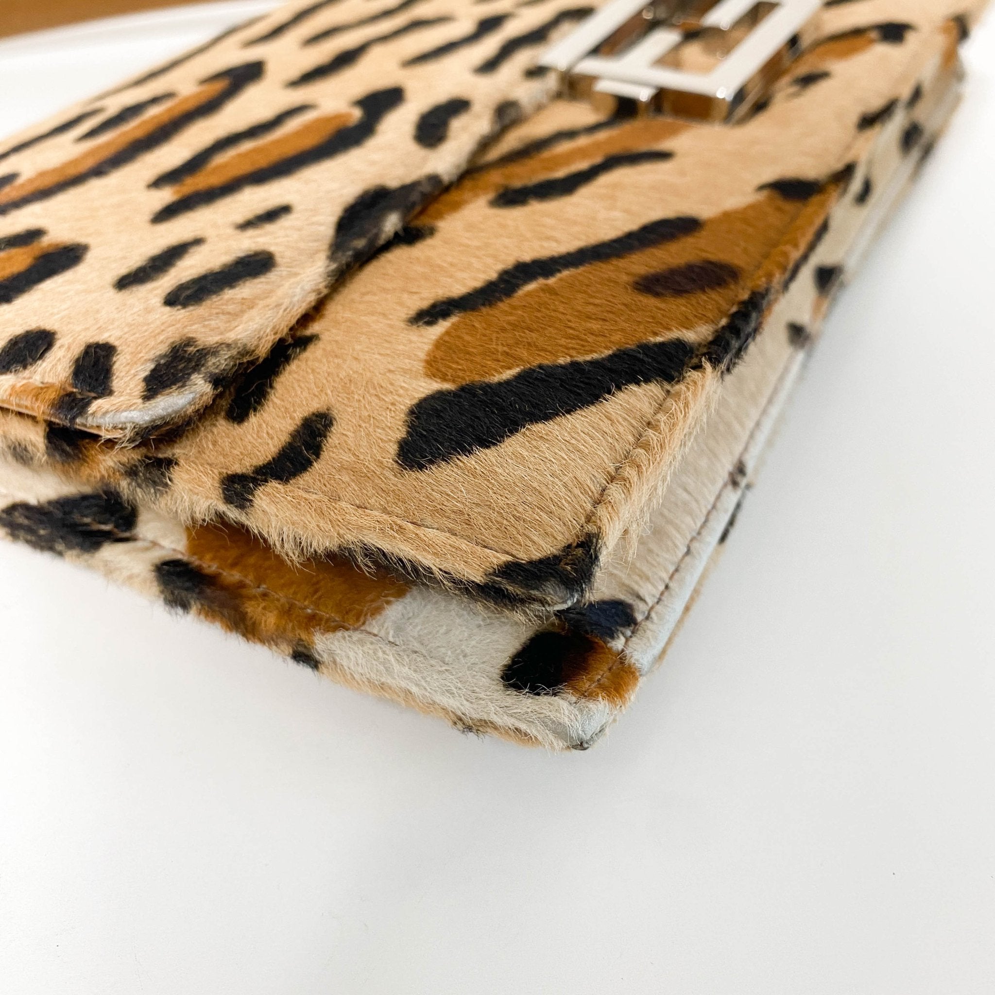 FENDI Baguette Pony Hair Leopard Print Shoulder Bag, in , Sold by HIVE PRELOVED - Shoulder Bags, ,