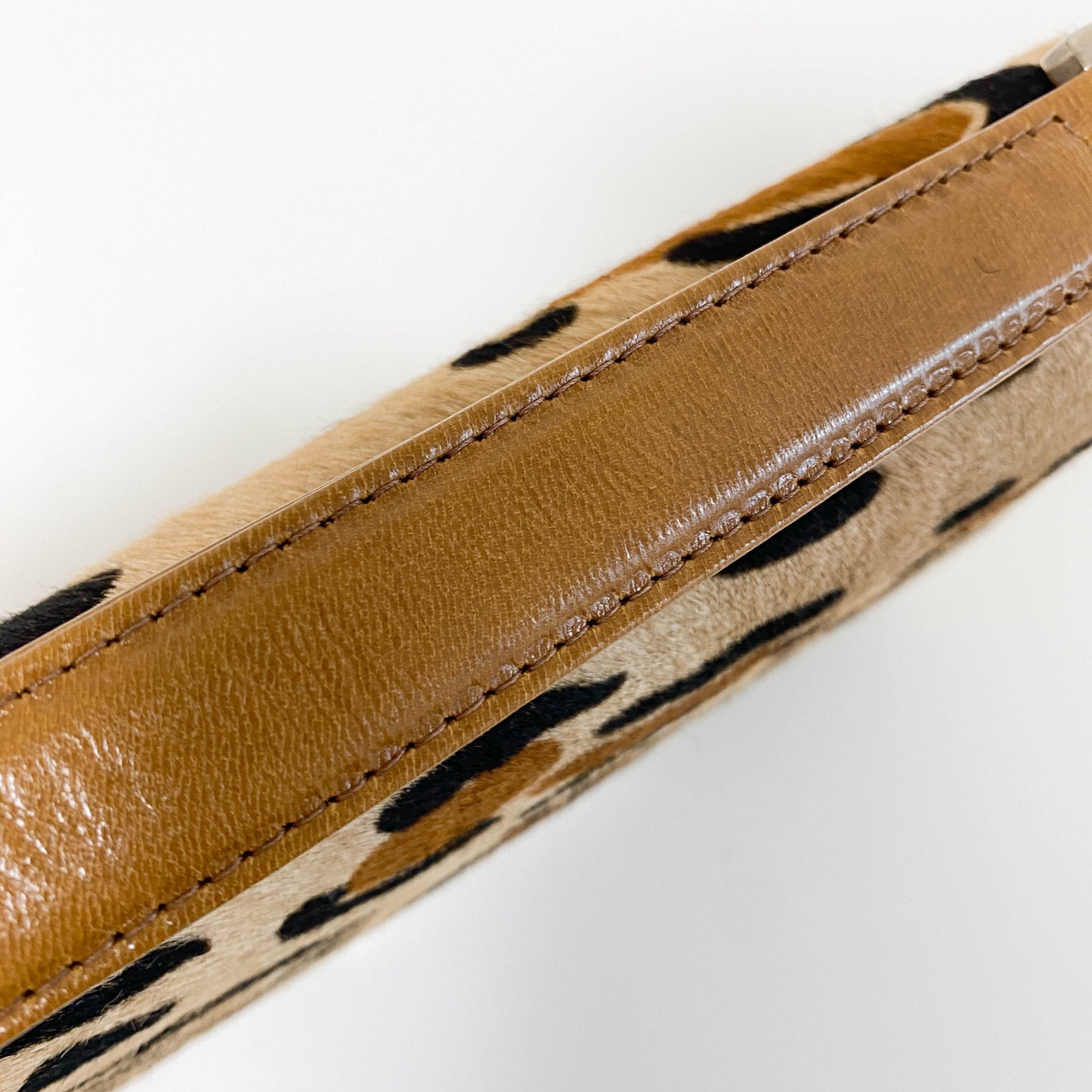 FENDI Baguette Pony Hair Leopard Print Shoulder Bag, in , Sold by HIVE PRELOVED - Shoulder Bags, ,