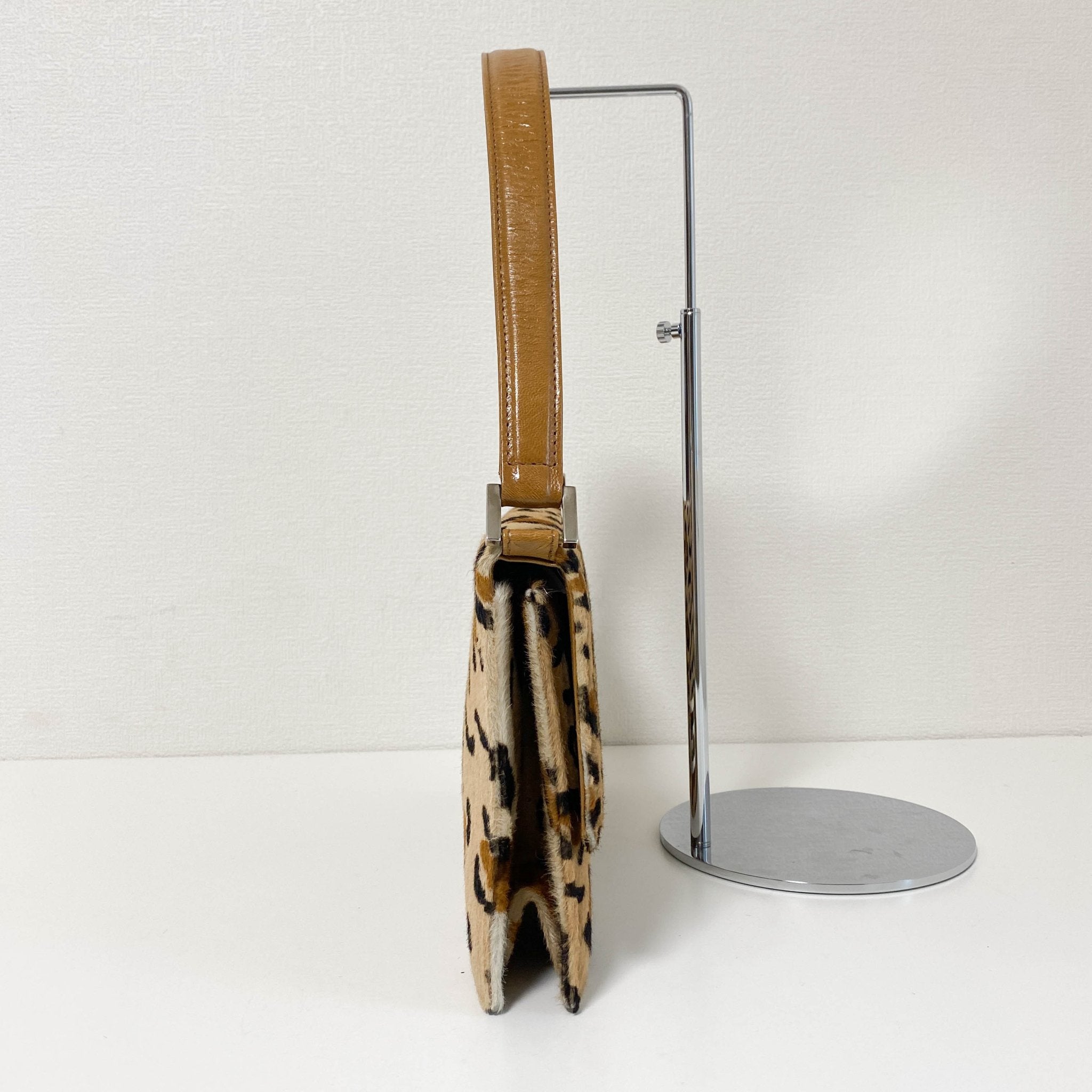 FENDI Baguette Pony Hair Leopard Print Shoulder Bag, in , Sold by HIVE PRELOVED - Shoulder Bags, ,