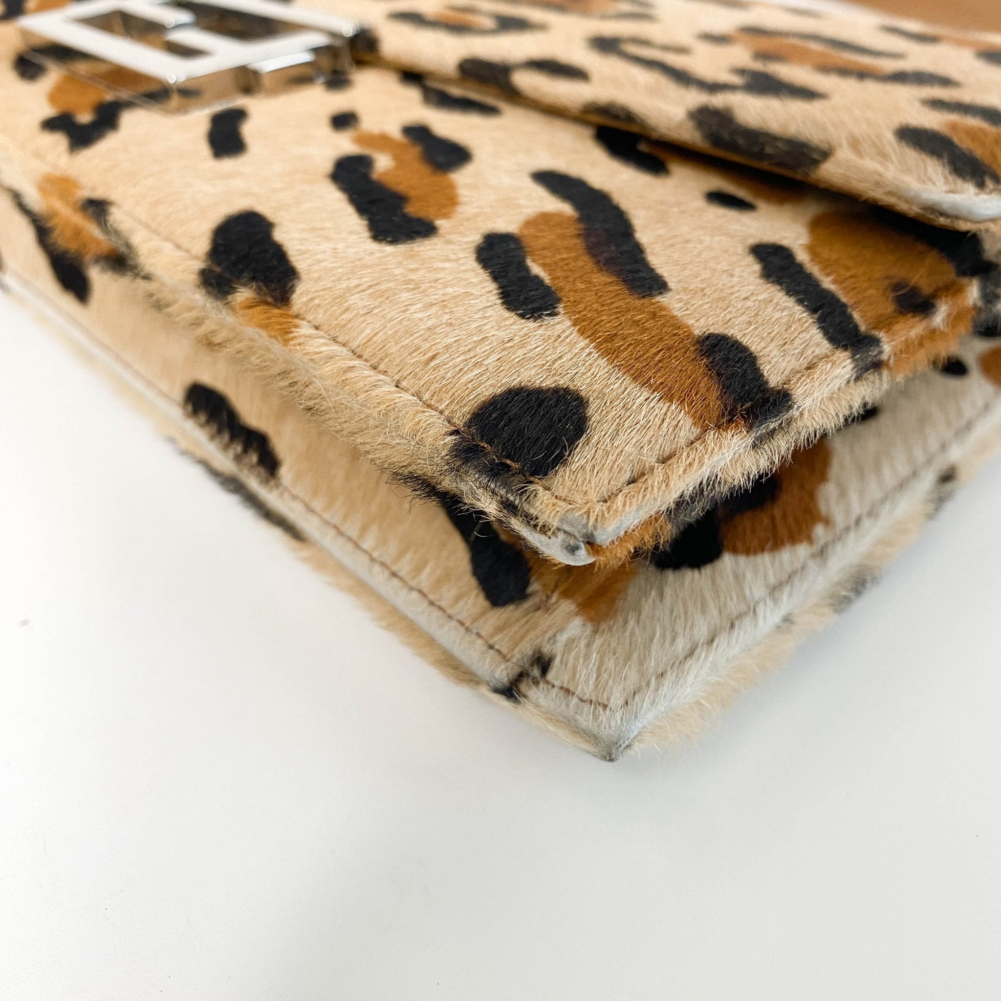 FENDI Baguette Pony Hair Leopard Print Shoulder Bag, in , Sold by HIVE PRELOVED - Shoulder Bags, ,