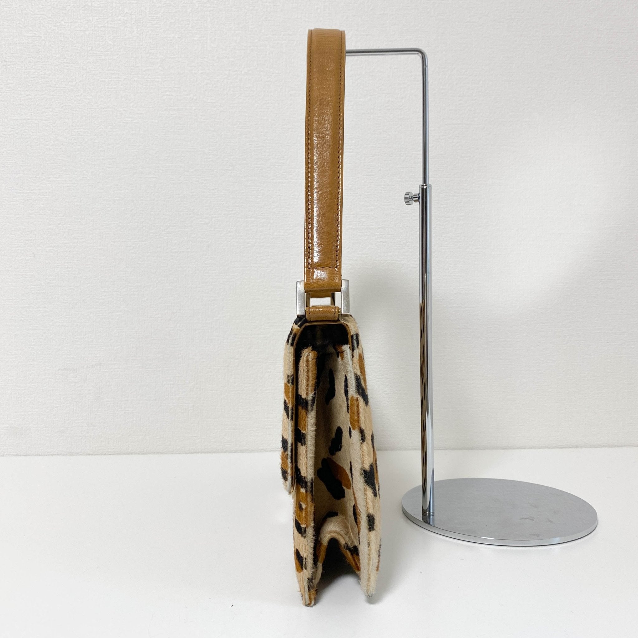 FENDI Baguette Pony Hair Leopard Print Shoulder Bag, in , Sold by HIVE PRELOVED - Shoulder Bags, ,