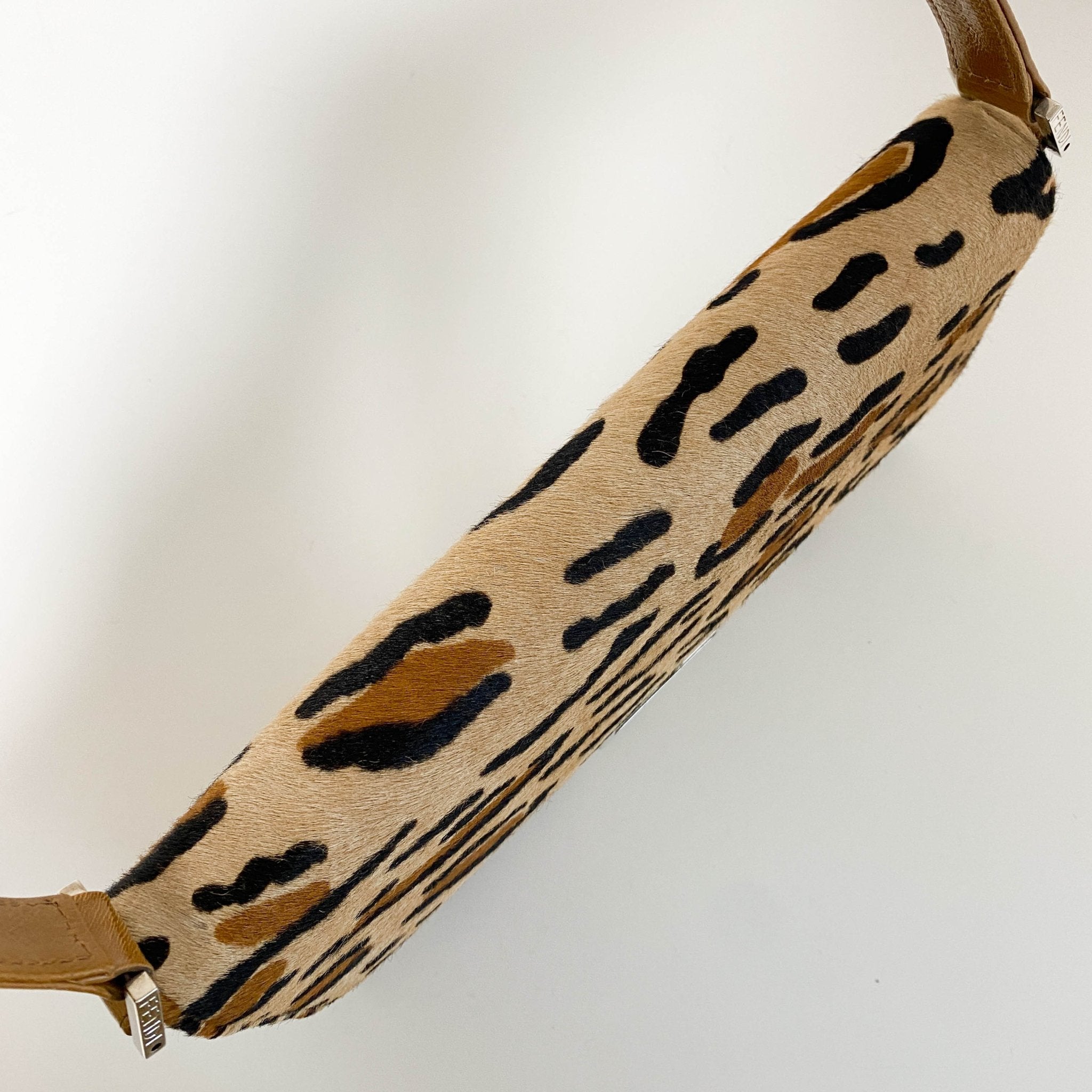 FENDI Baguette Pony Hair Leopard Print Shoulder Bag, in , Sold by HIVE PRELOVED - Shoulder Bags, ,