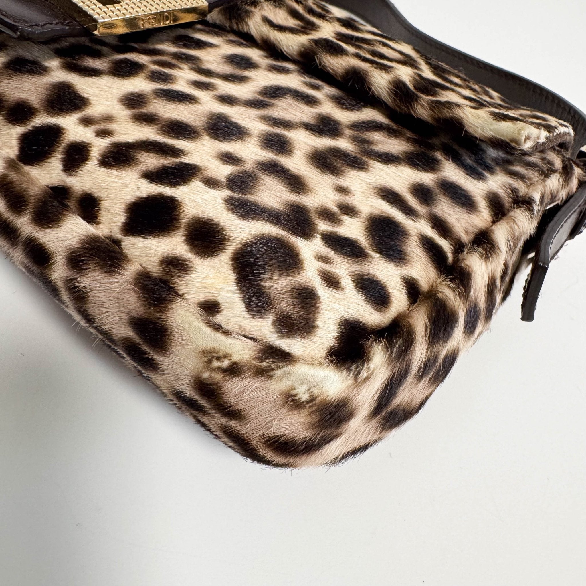 FENDI Baguette Pony Hair Leopard Shoulder Bag, in , Sold by HIVE PRELOVED - Shoulder Bags, ,