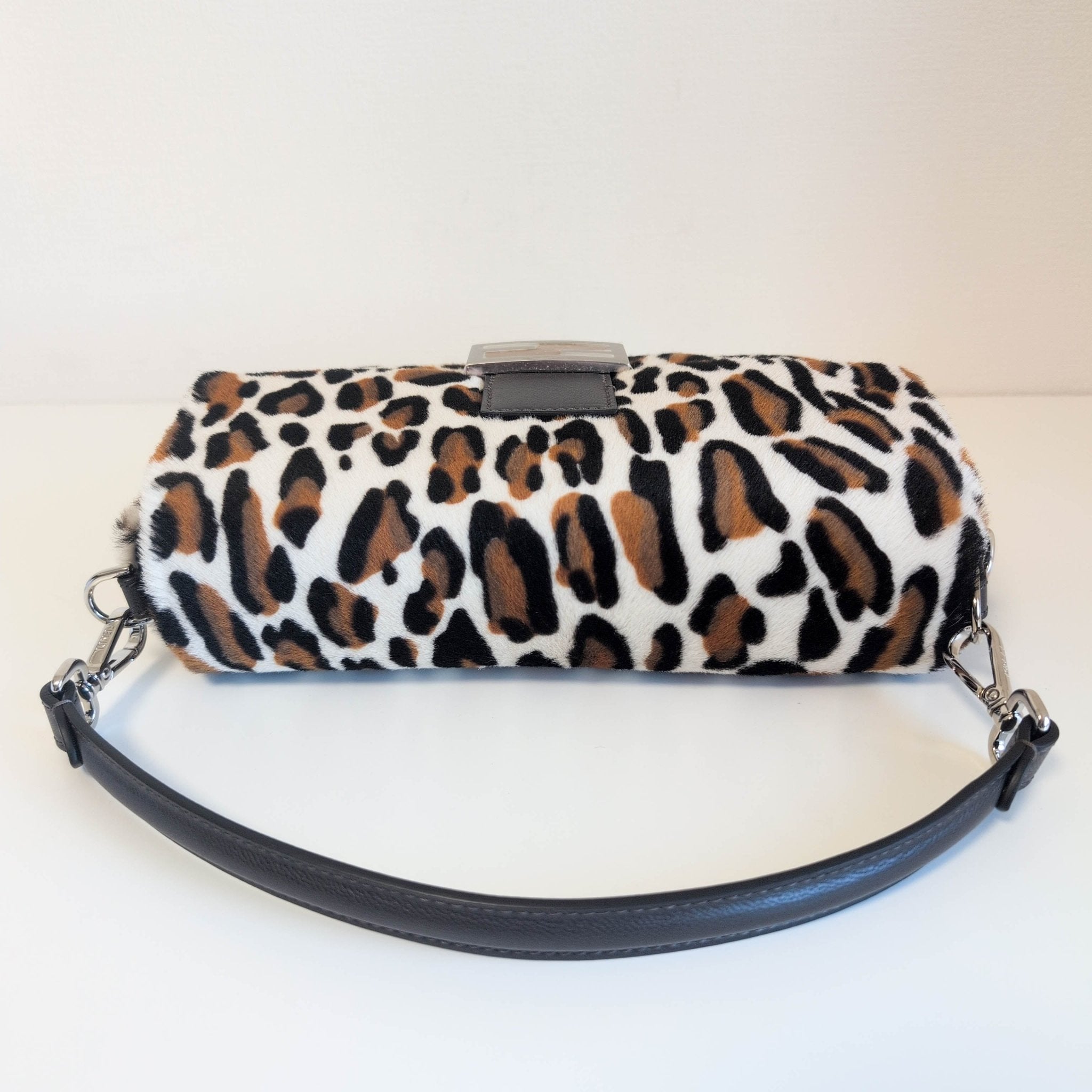 FENDI Baguette Pony Hair Leopard Shoulder Bag, in , Sold by HIVE PRELOVED - Crossbody bags, Handle Bags,