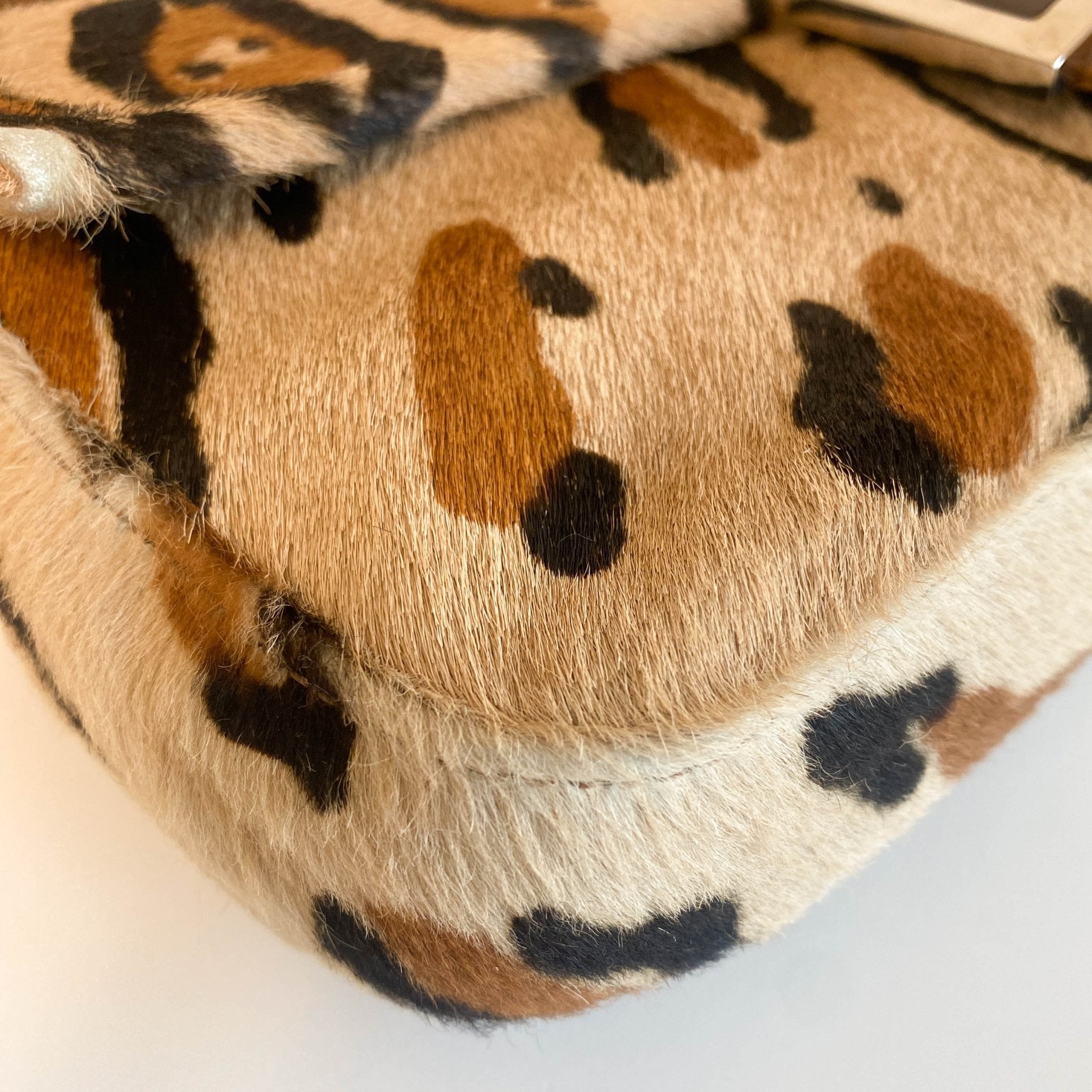 FENDI Baguette Pony Hair Leopard Shoulder Bag, in , Sold by HIVE PRELOVED - Shoulder Bags, ,