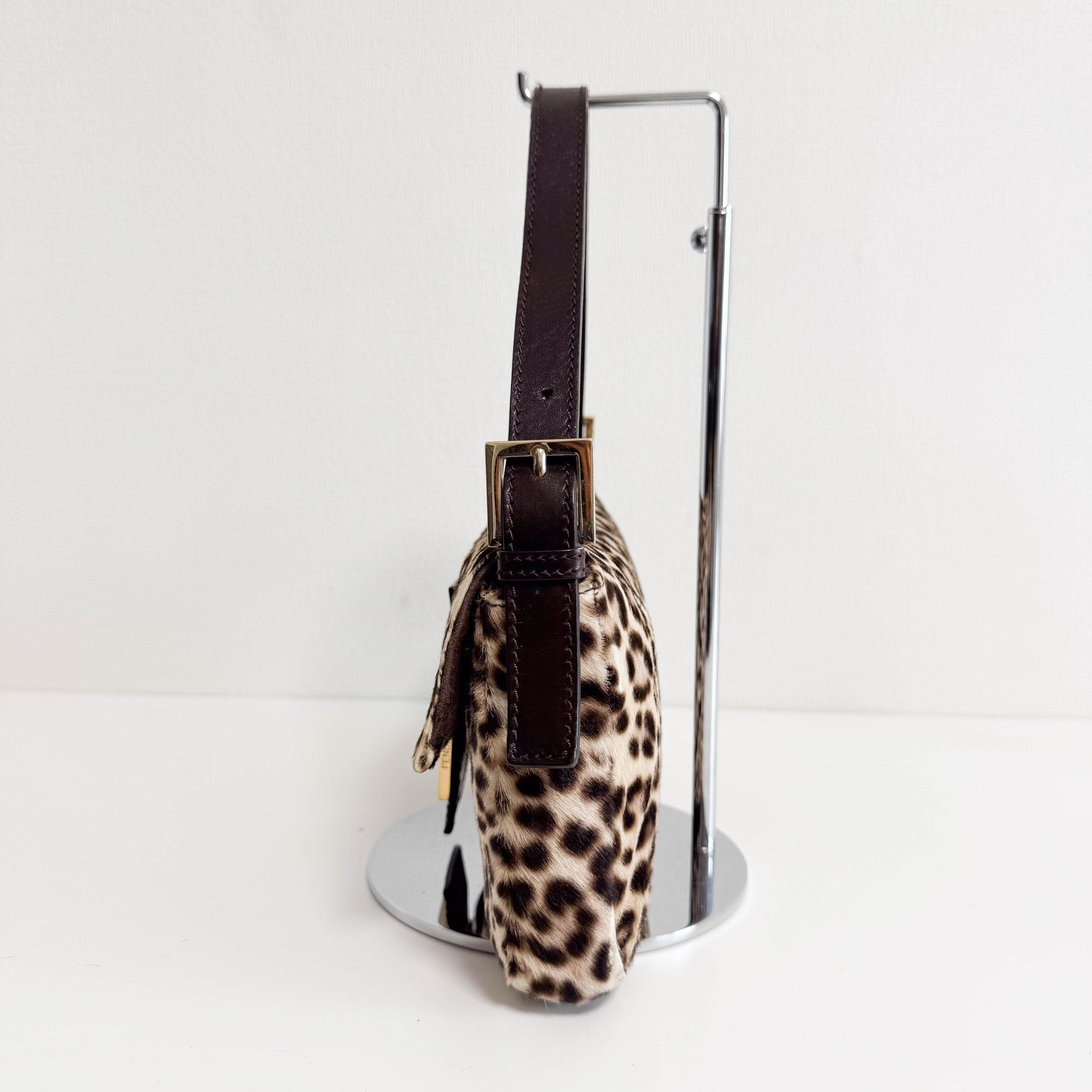 FENDI Baguette Pony Hair Leopard Shoulder Bag, in , Sold by HIVE PRELOVED - Shoulder Bags, ,