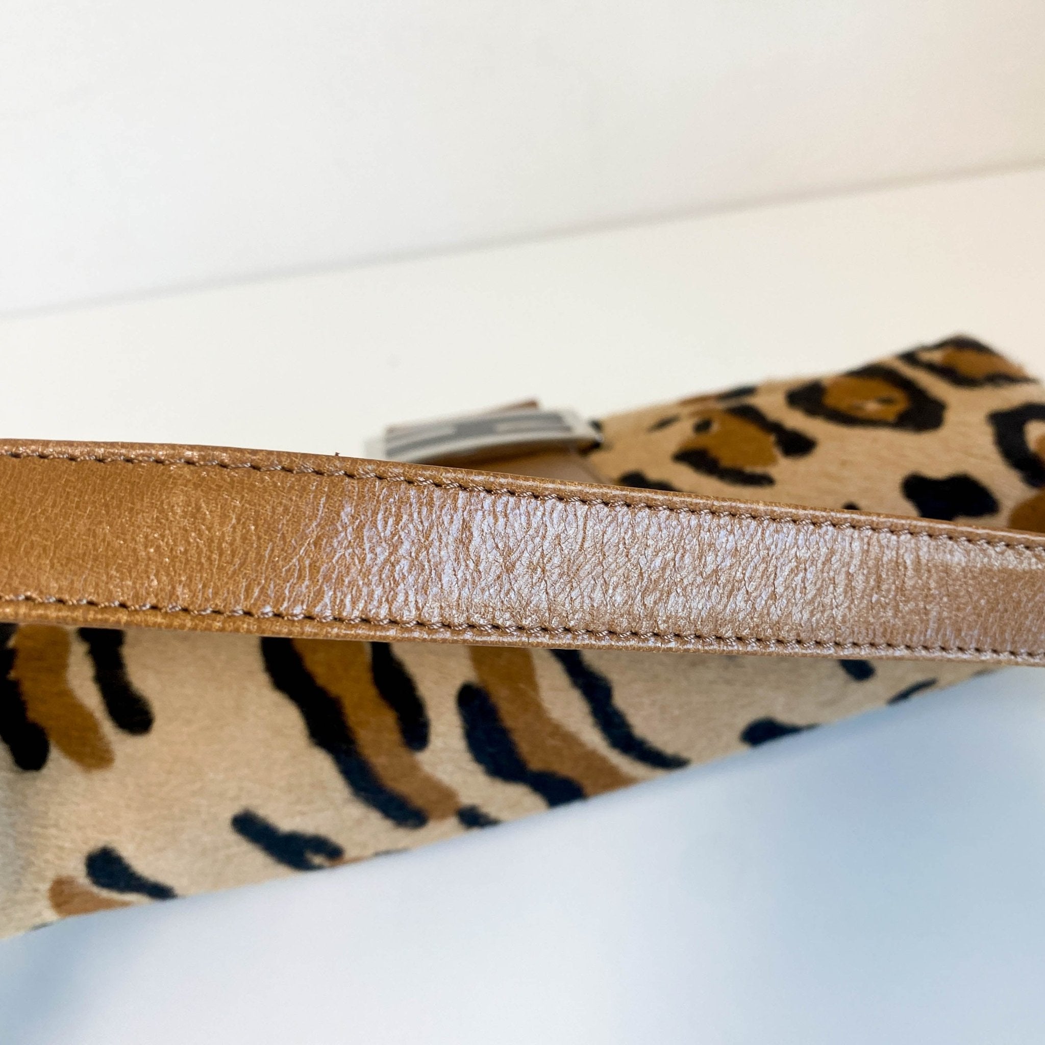 FENDI Baguette Pony Hair Leopard Shoulder Bag, in , Sold by HIVE PRELOVED - Shoulder Bags, ,