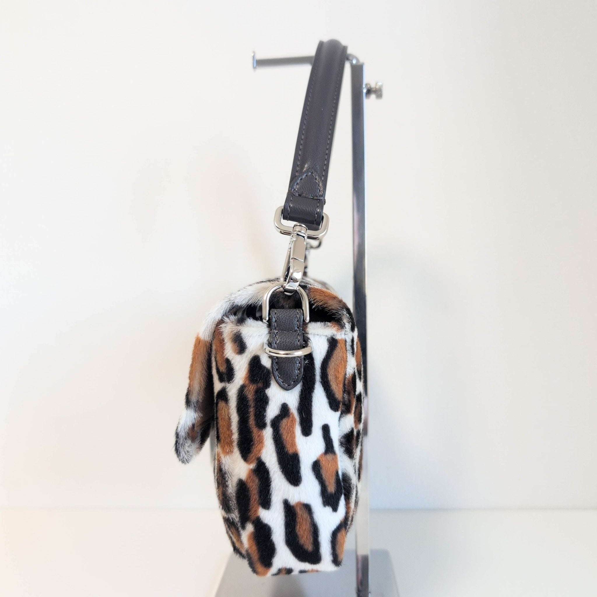 FENDI Baguette Pony Hair Leopard Shoulder Bag, in , Sold by HIVE PRELOVED - Crossbody bags, Handle Bags,