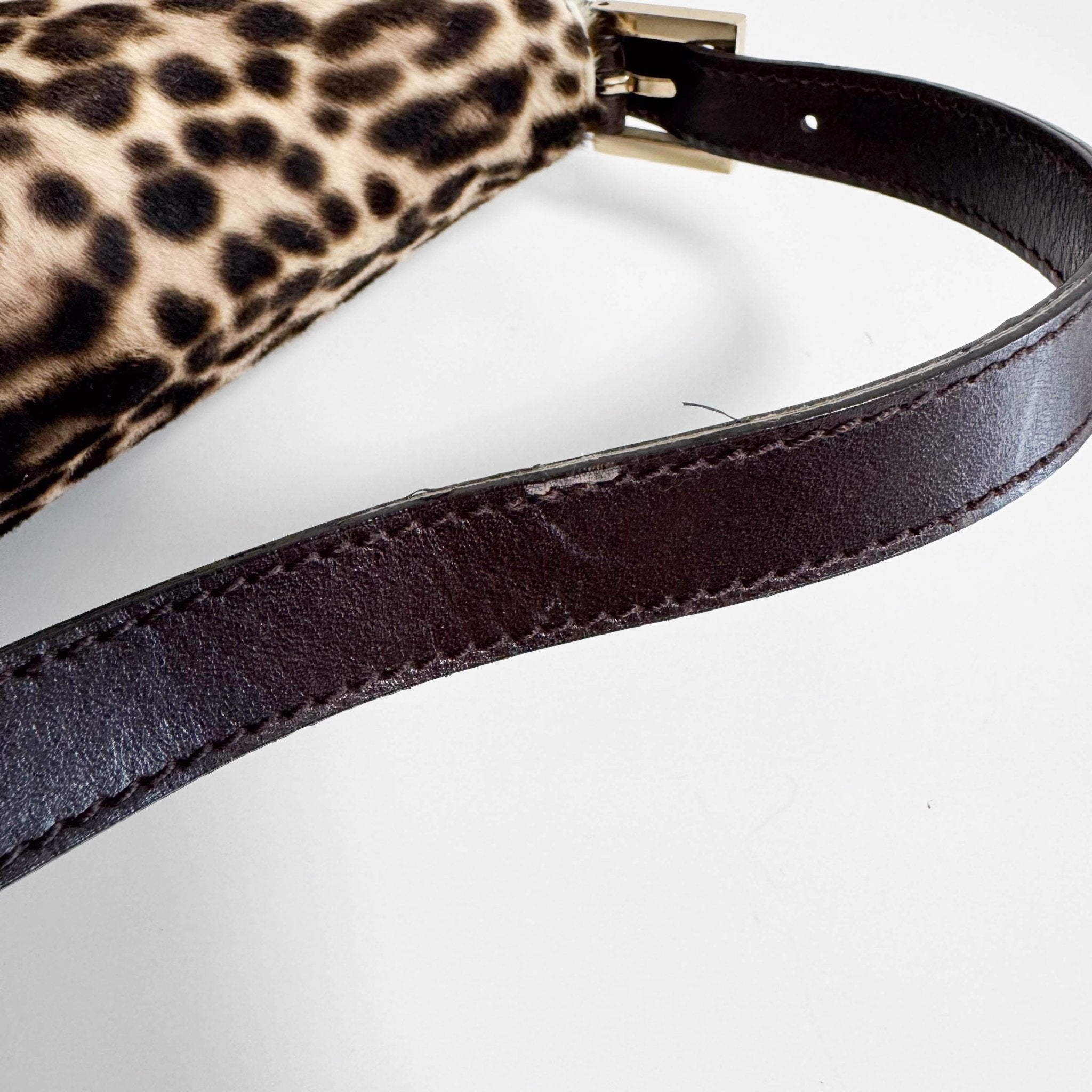 FENDI Baguette Pony Hair Leopard Shoulder Bag, in , Sold by HIVE PRELOVED - Shoulder Bags, ,