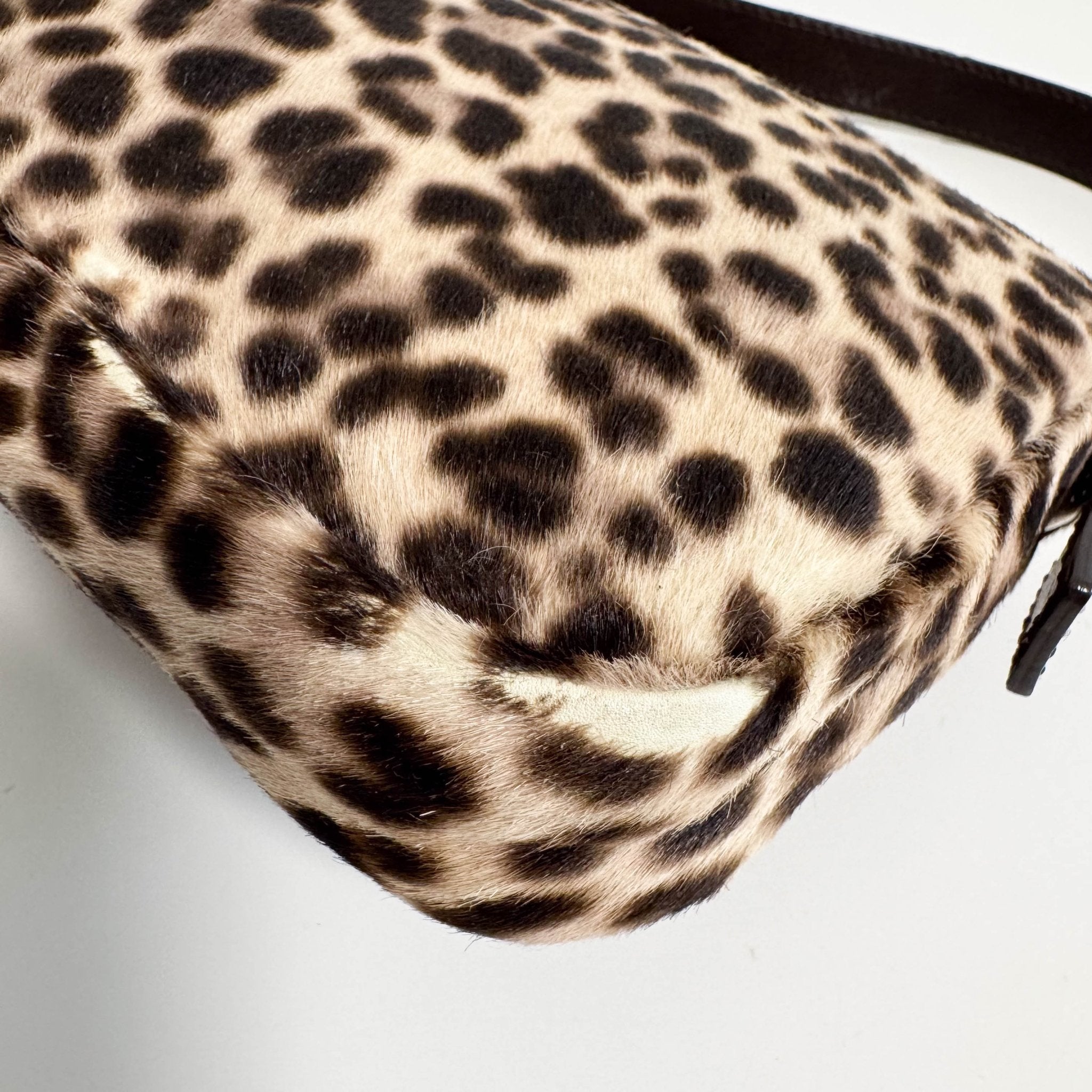 FENDI Baguette Pony Hair Leopard Shoulder Bag, in , Sold by HIVE PRELOVED - Shoulder Bags, ,