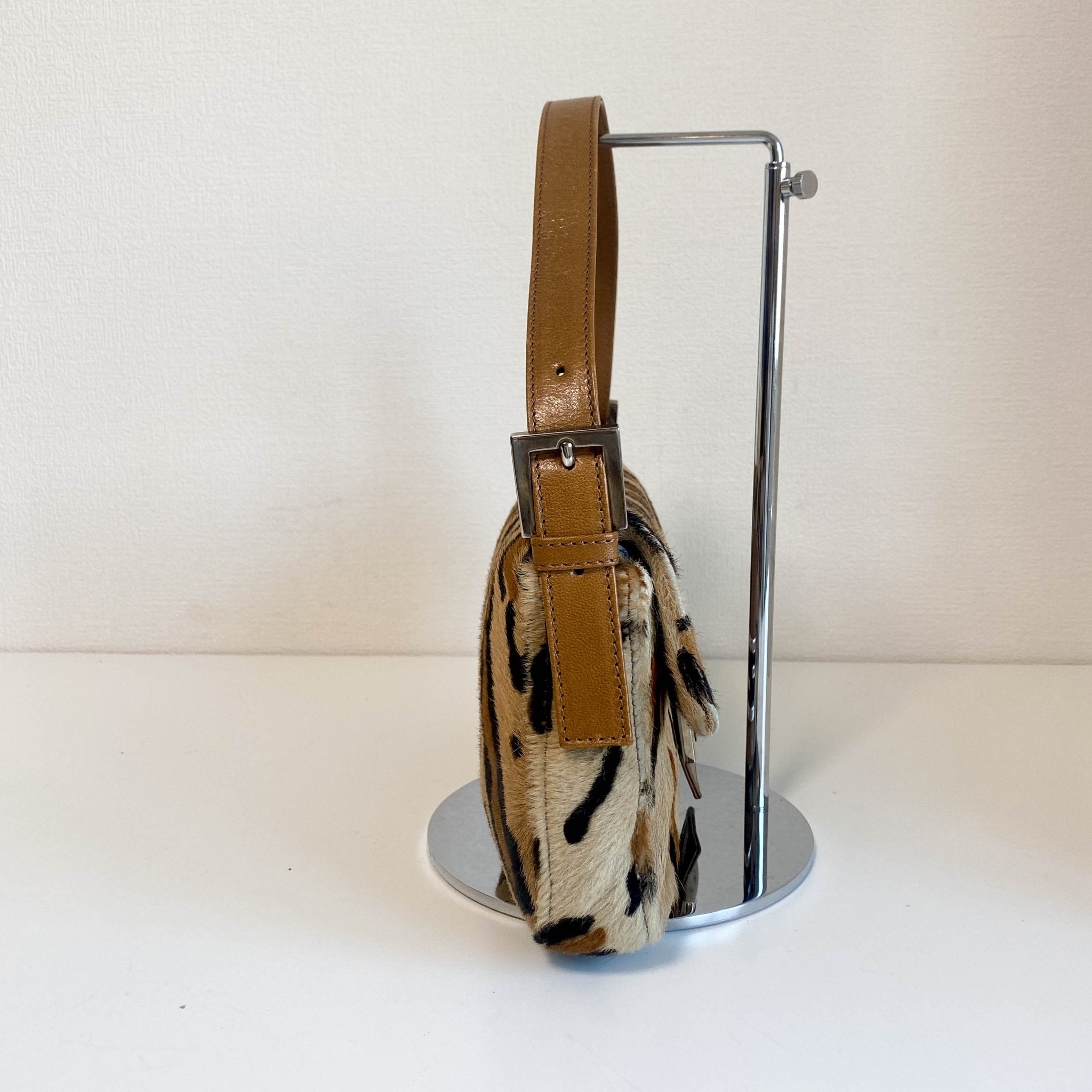 FENDI Baguette Pony Hair Leopard Shoulder Bag, in , Sold by HIVE PRELOVED - Shoulder Bags, ,