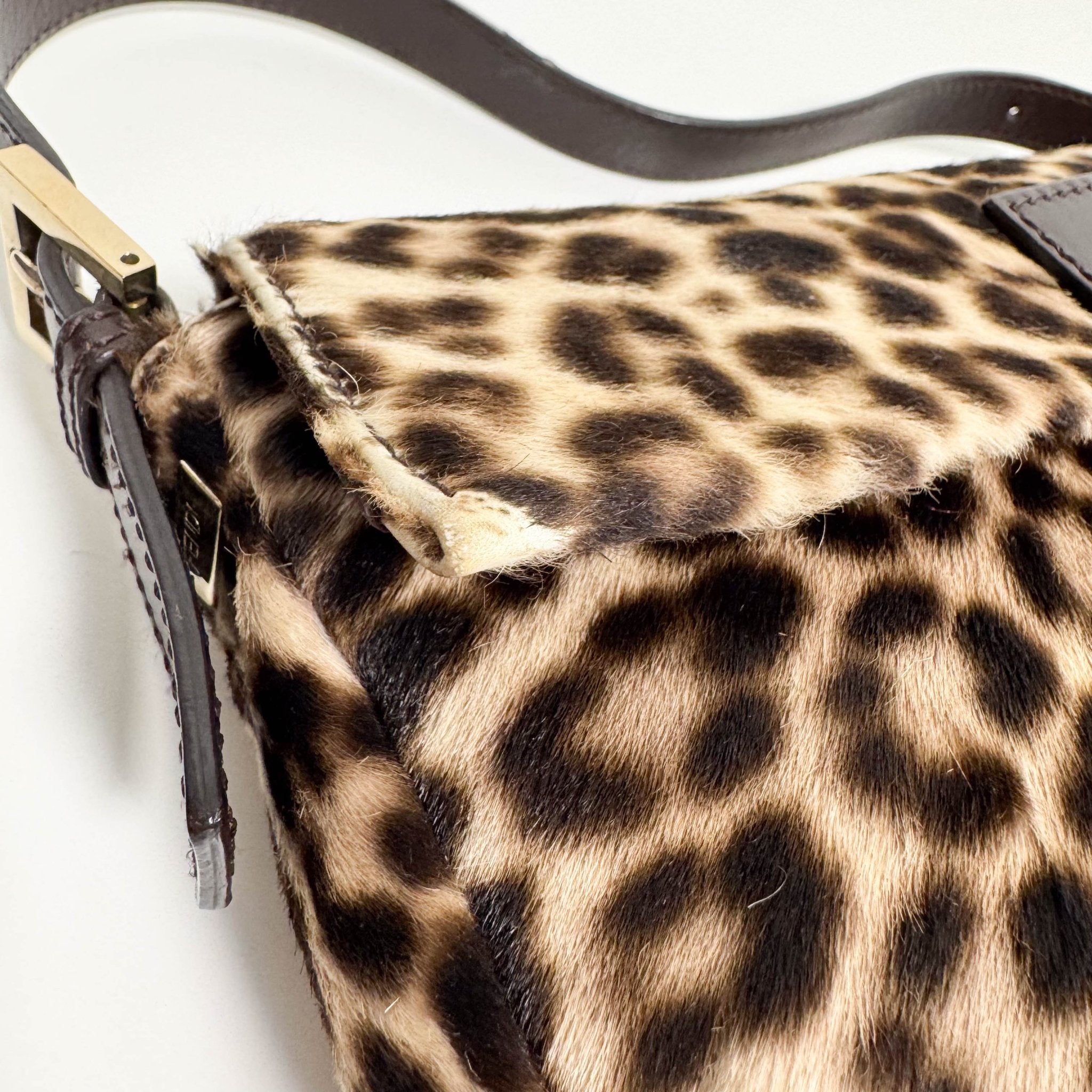 FENDI Baguette Pony Hair Leopard Shoulder Bag, in , Sold by HIVE PRELOVED - Shoulder Bags, ,