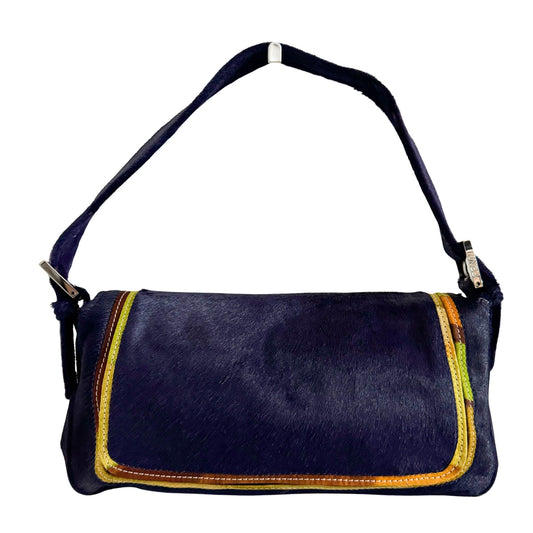 FENDI Baguette Pony Hair Purple Shoulder Bag, in , Sold by HIVE PRELOVED - Sale, Shoulder Bags,