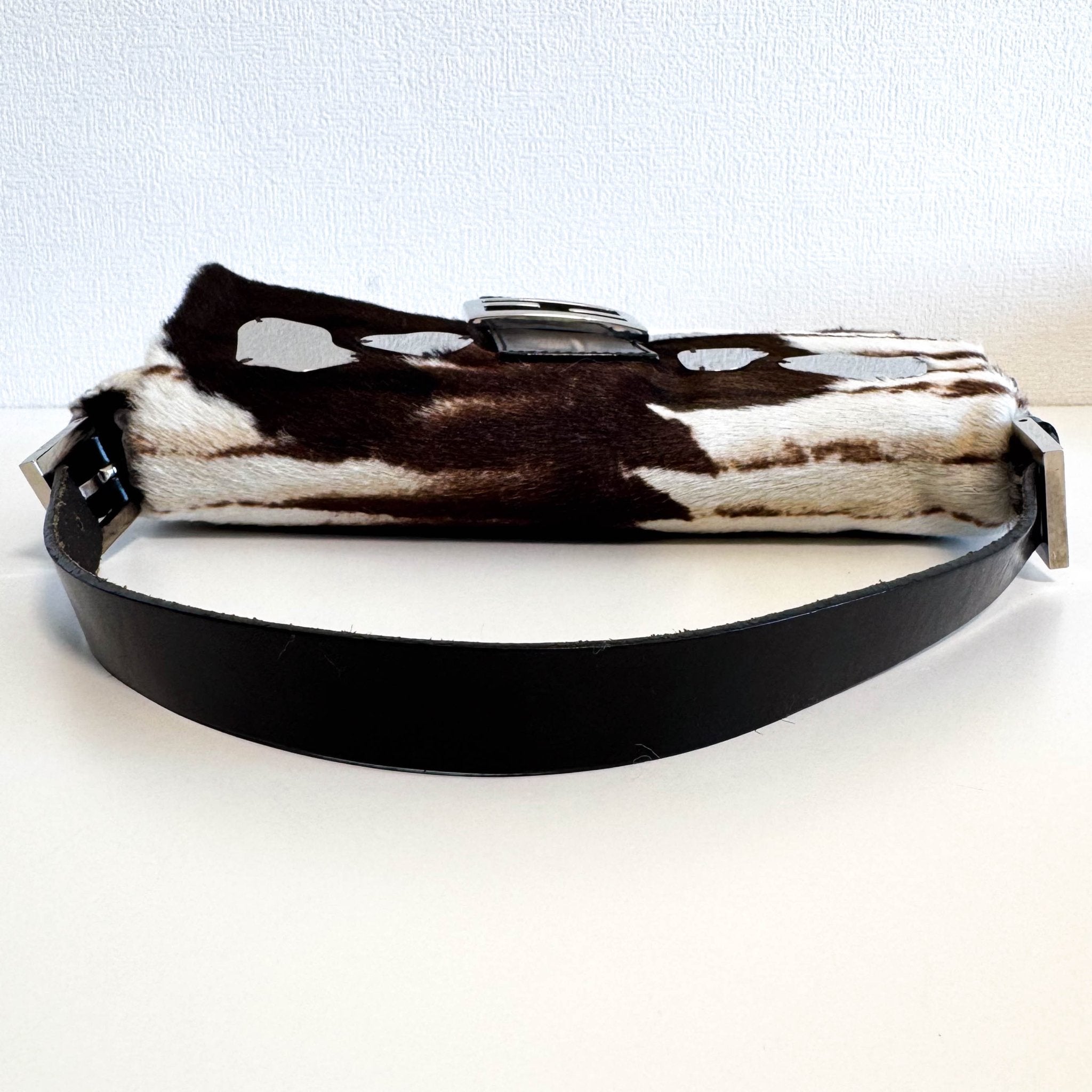 FENDI Baguette Pony Hair Zebra Design with Mirror Shoulder Bag, in , Sold by HIVE PRELOVED - Shoulder Bags, ,