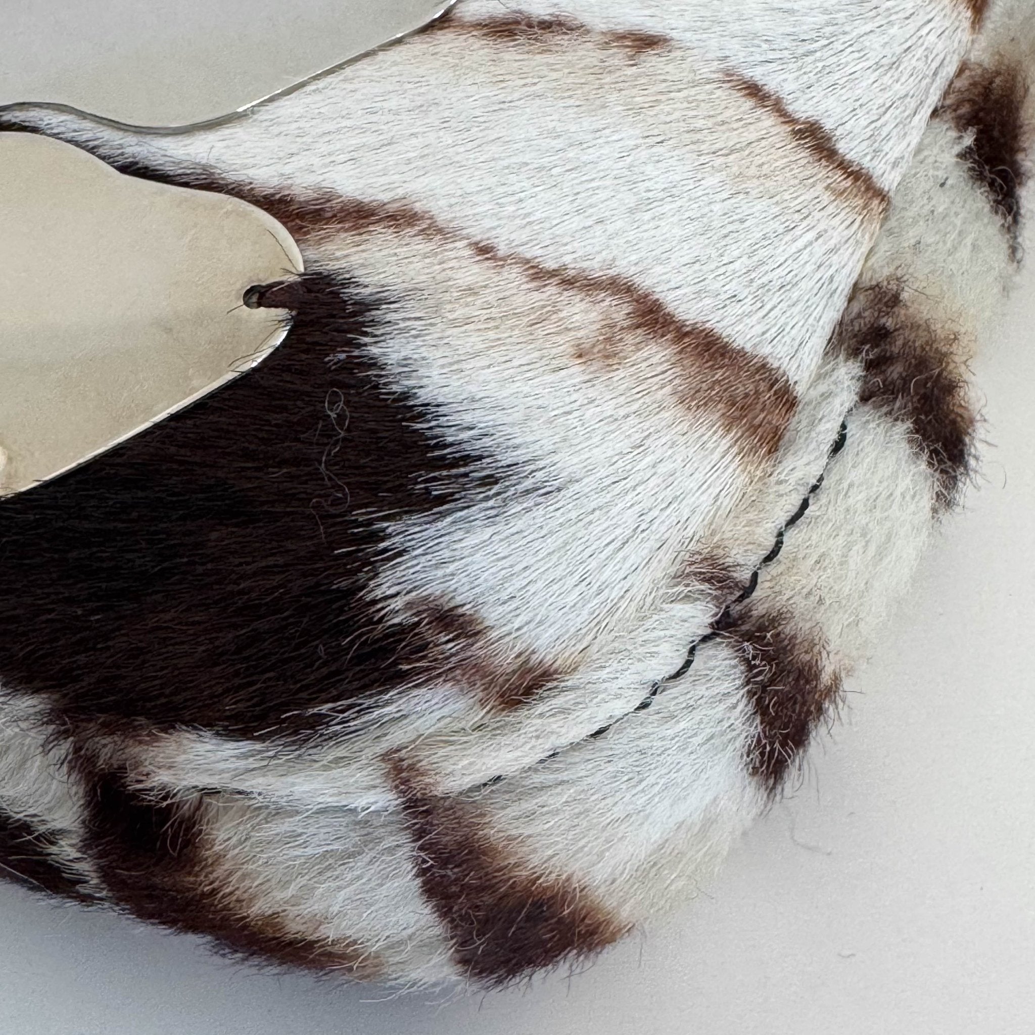 FENDI Baguette Pony Hair Zebra Design with Mirror Shoulder Bag, in , Sold by HIVE PRELOVED - Shoulder Bags, ,