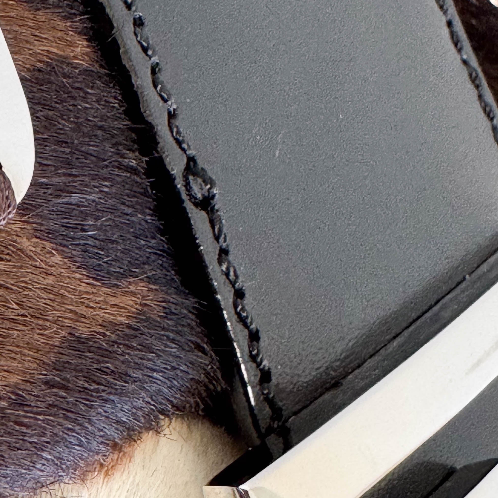 FENDI Baguette Pony Hair Zebra Design with Mirror Shoulder Bag, in , Sold by HIVE PRELOVED - Shoulder Bags, ,